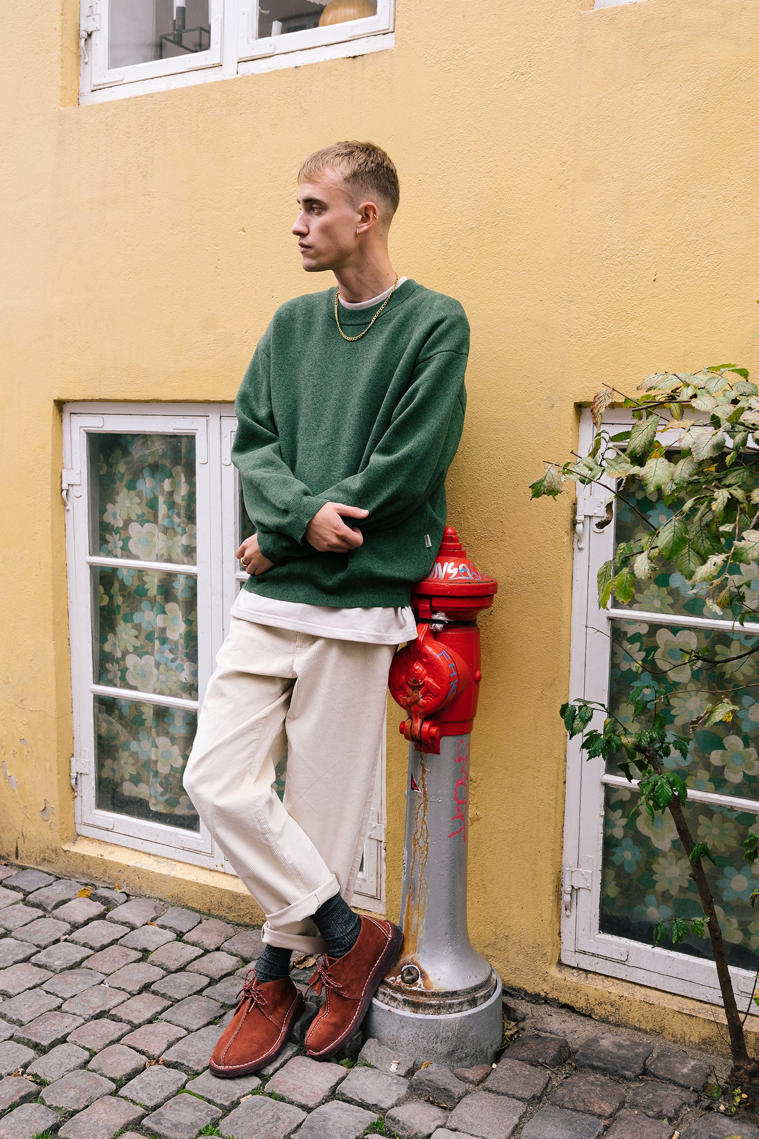 OGDEN MARL KNIT SWEATER - FOREST - Image 9