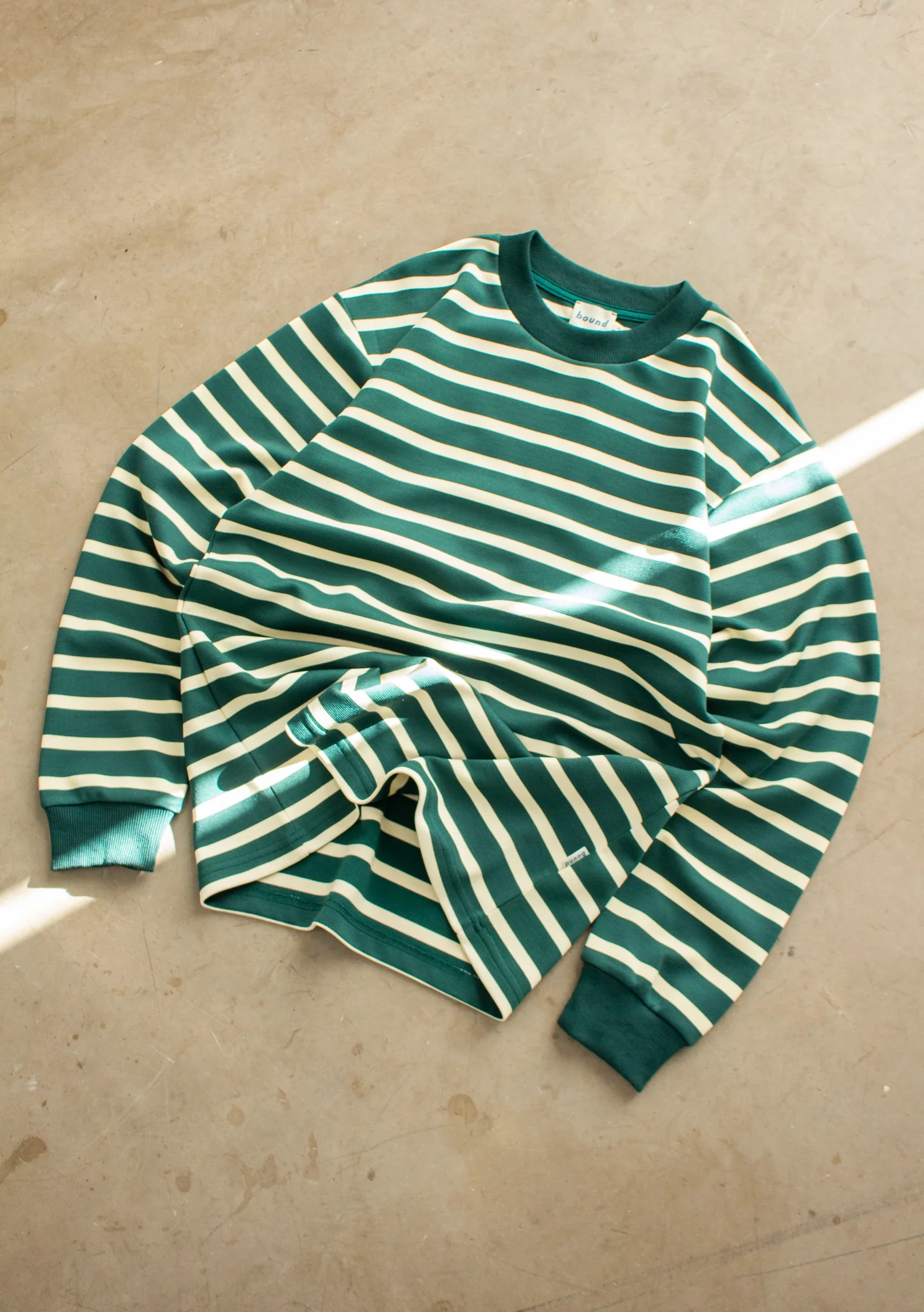 OLIVE STRIPE LONGSLEEVE TEE - Image 8
