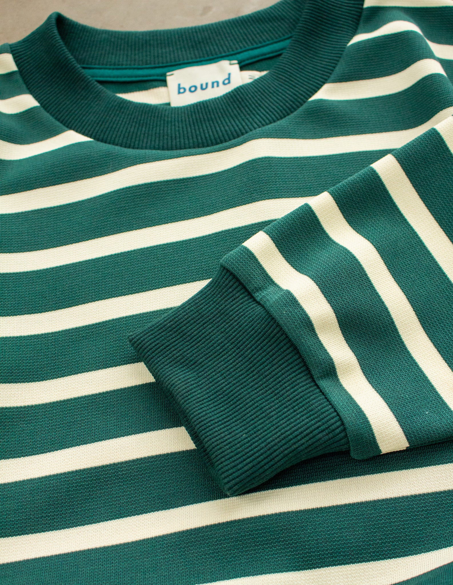 OLIVE STRIPE LONGSLEEVE TEE - Image 9