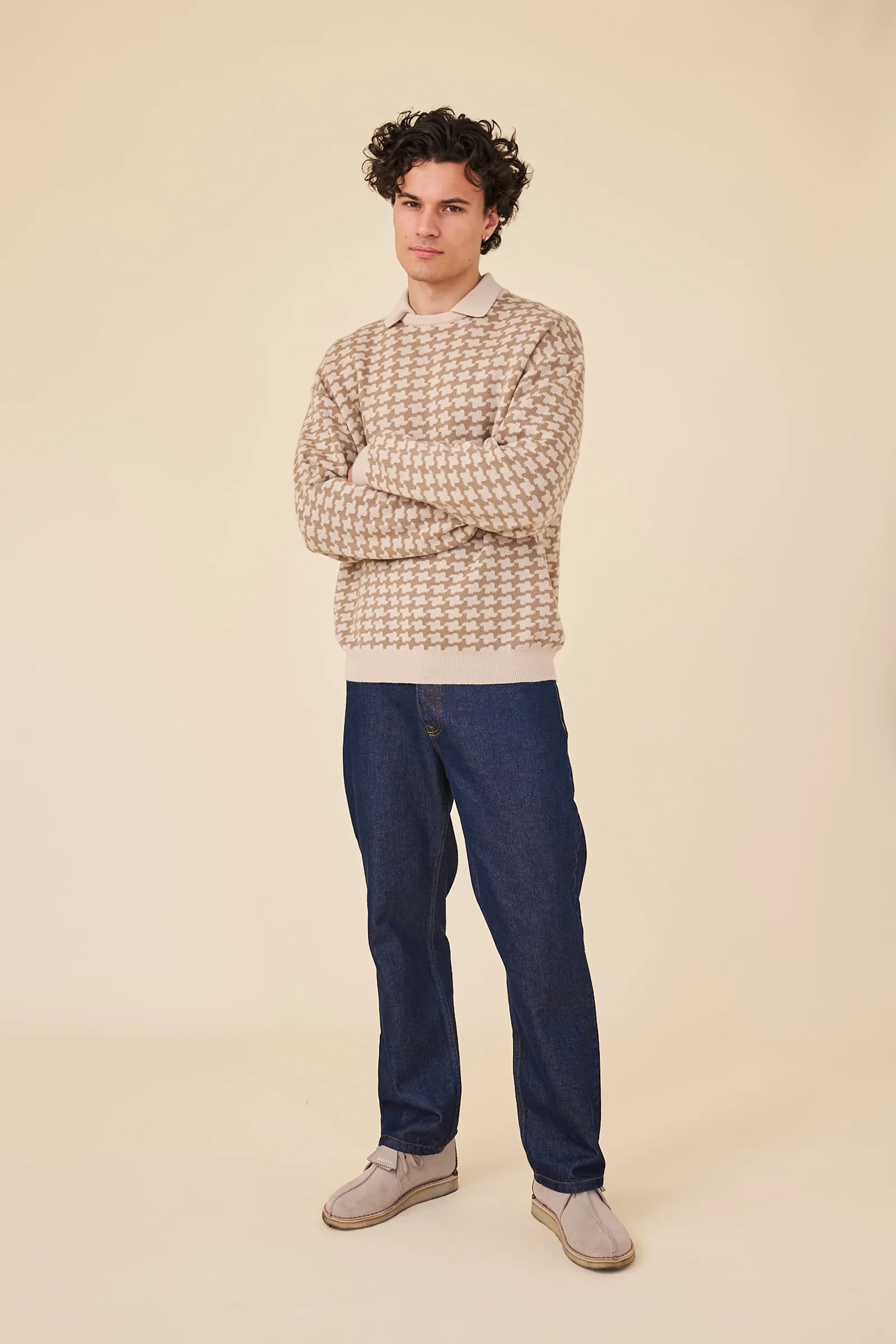 ORBISON WOOL POLO COLLAR KNIT - Image 3