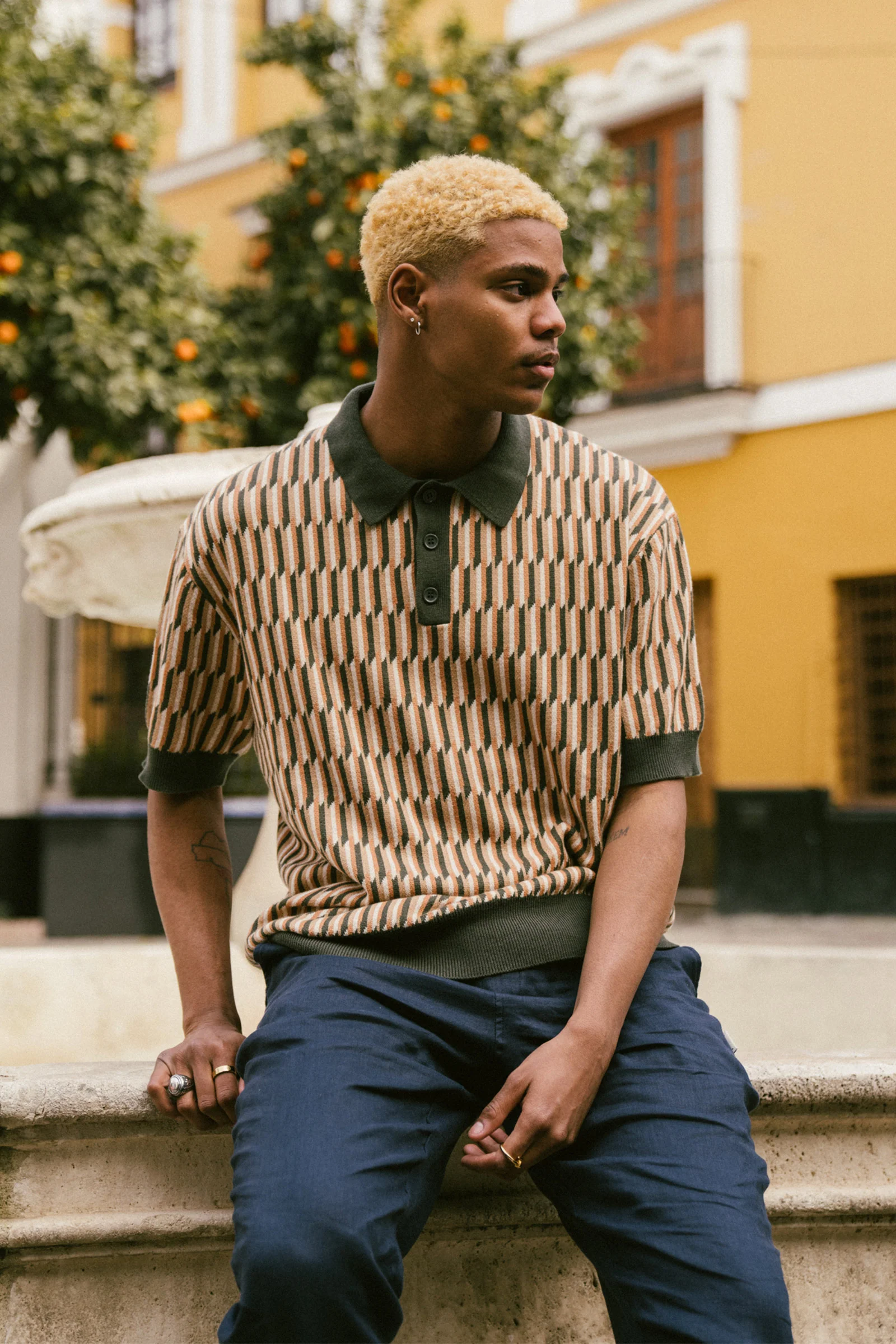OSTUNI KNIT POLO - Image 5