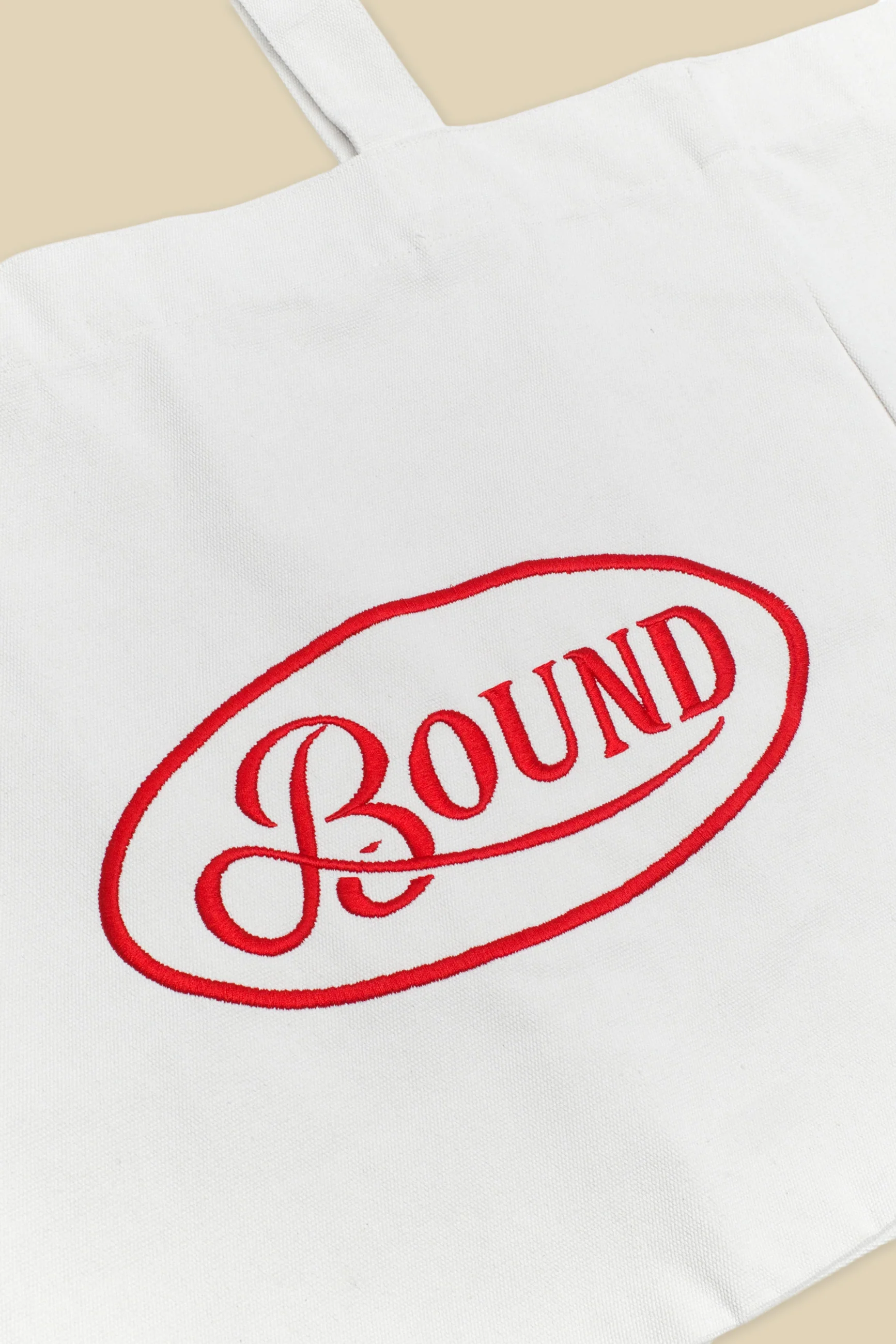 RETRO EMBROIDERED OVERSIZED TOTE BAG - NATURAL - Image 5
