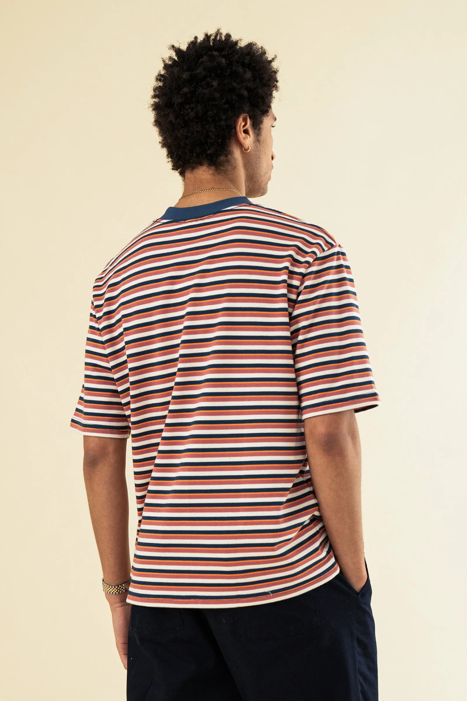 OXFORD HEAVY STRIPE TEE - Image 4