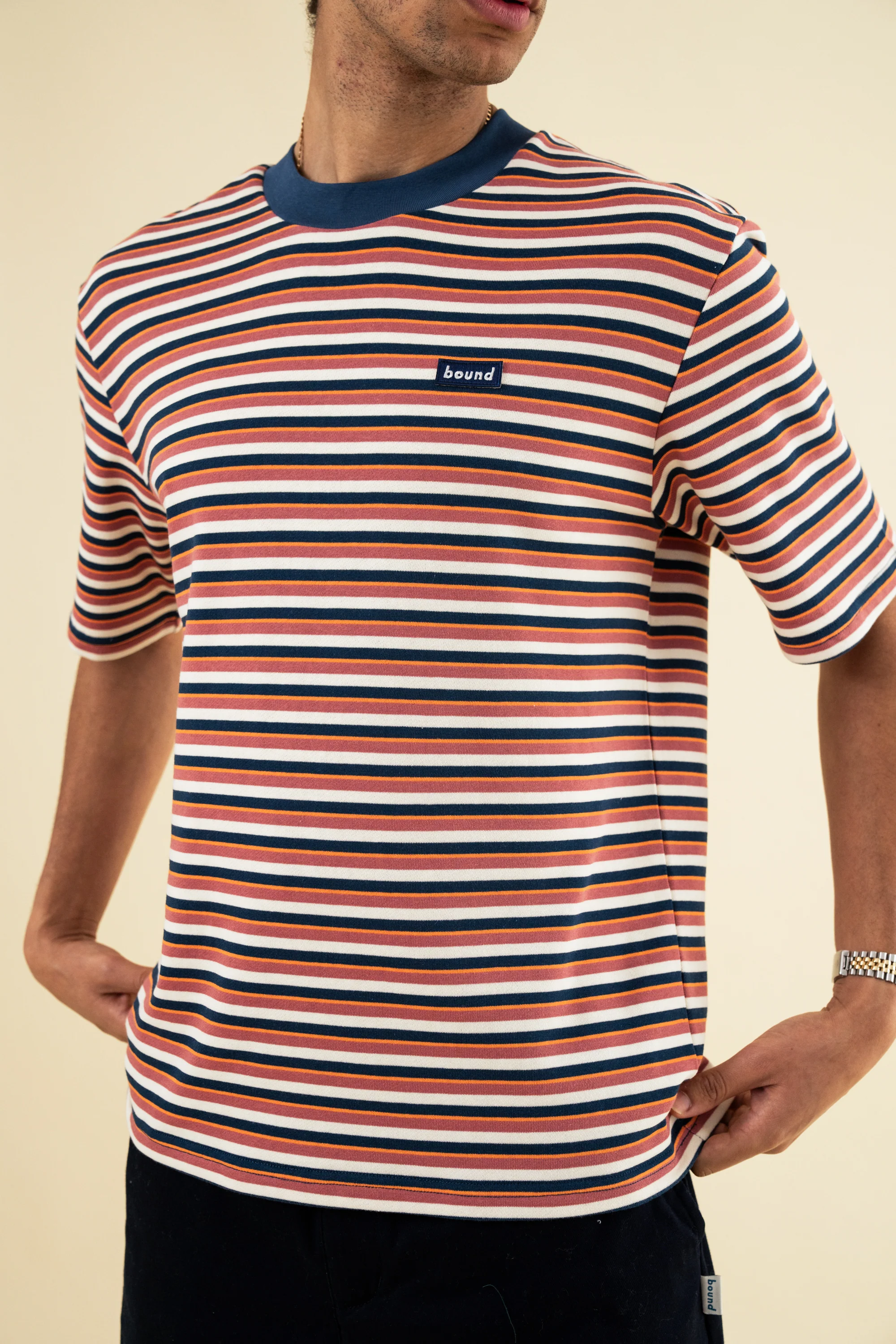 OXFORD HEAVY STRIPE TEE - Image 6