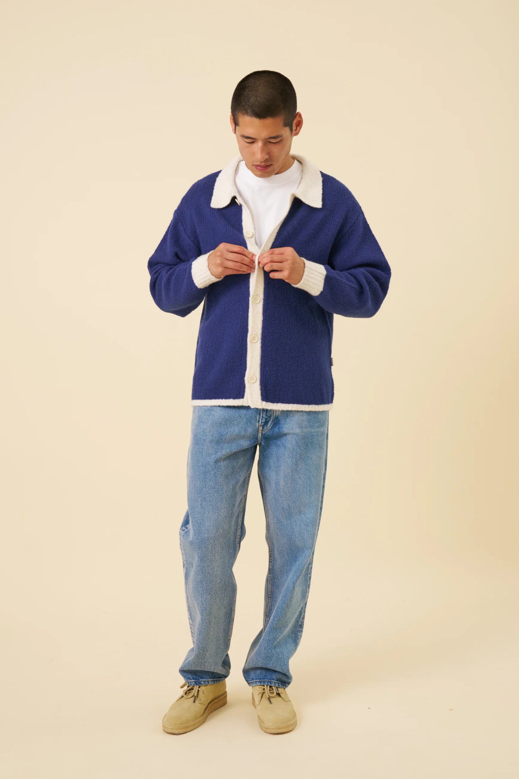 OXFORD WOOL BUTTON UP KNIT - Image 2