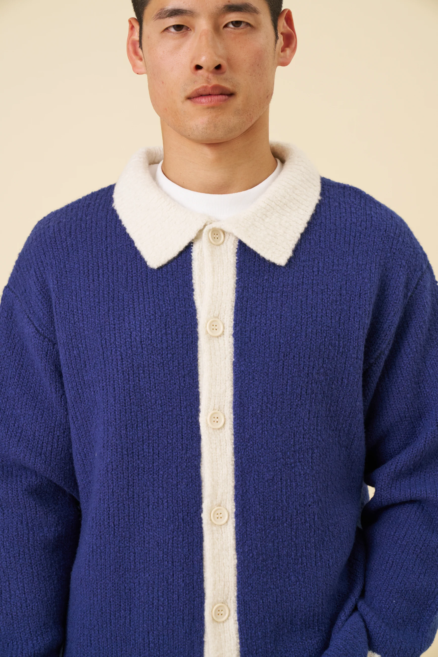 OXFORD WOOL BUTTON UP KNIT - Image 3
