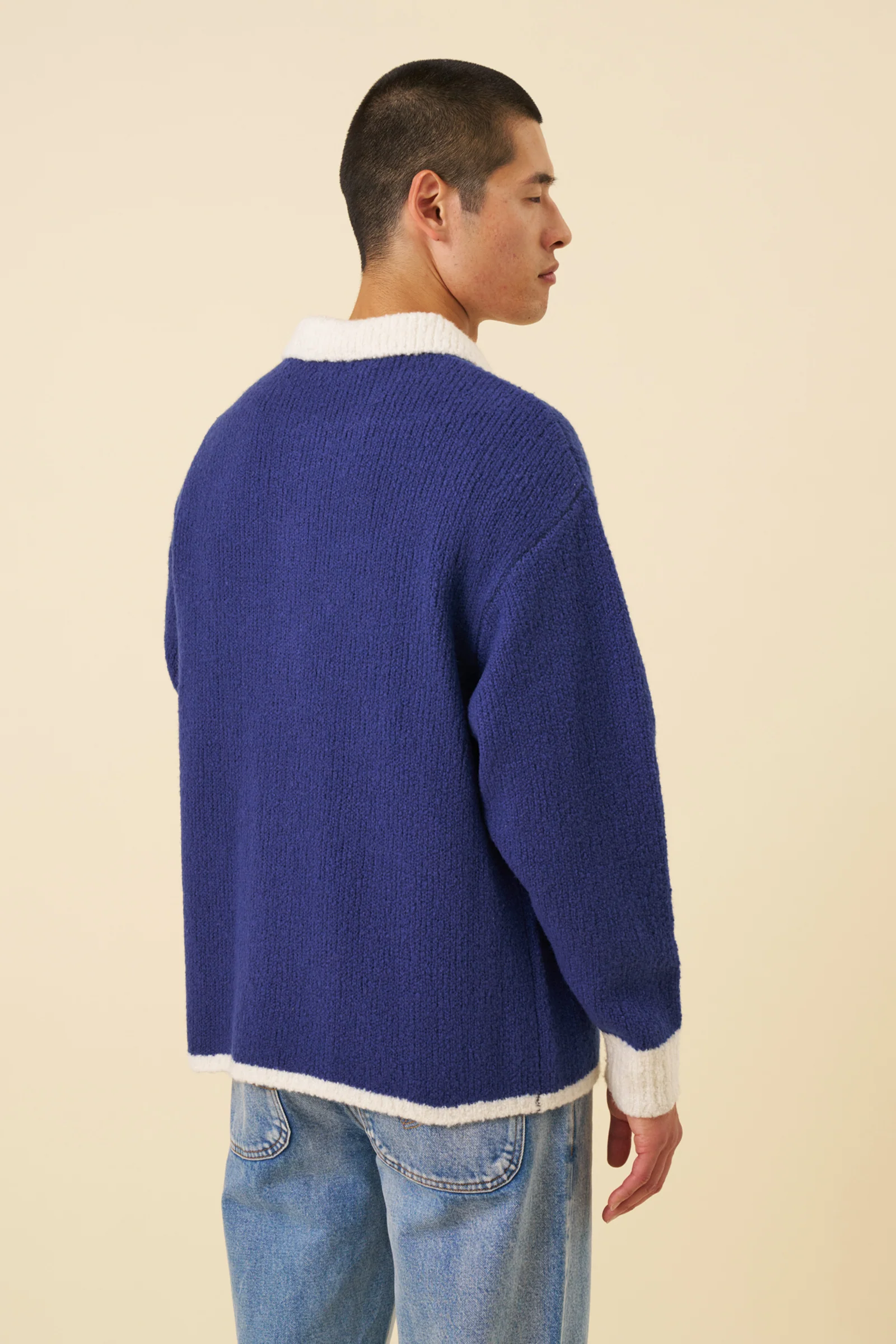OXFORD WOOL BUTTON UP KNIT - Image 5