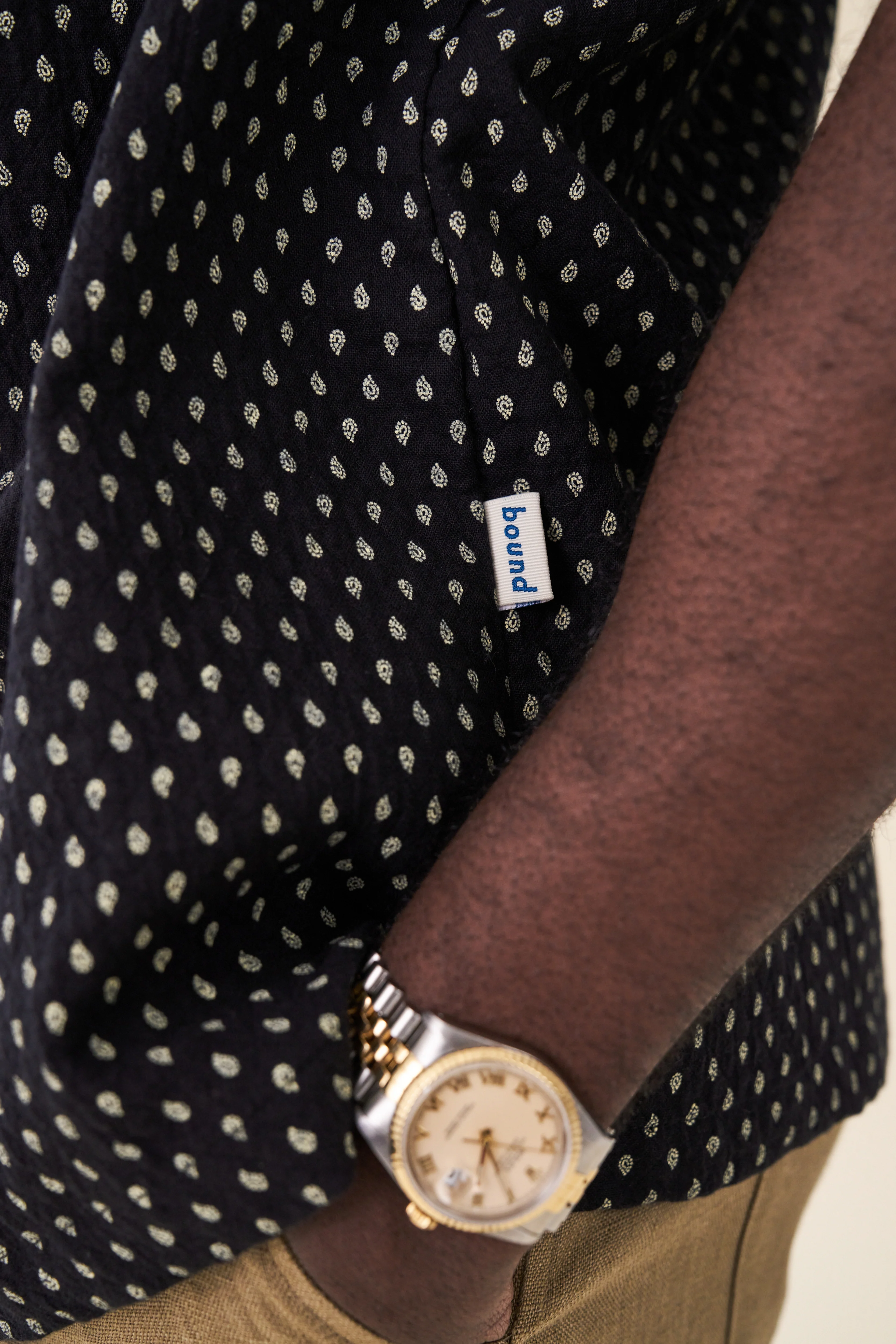 PAISLEY CUBAN SS SHIRT - BLACK - Image 6