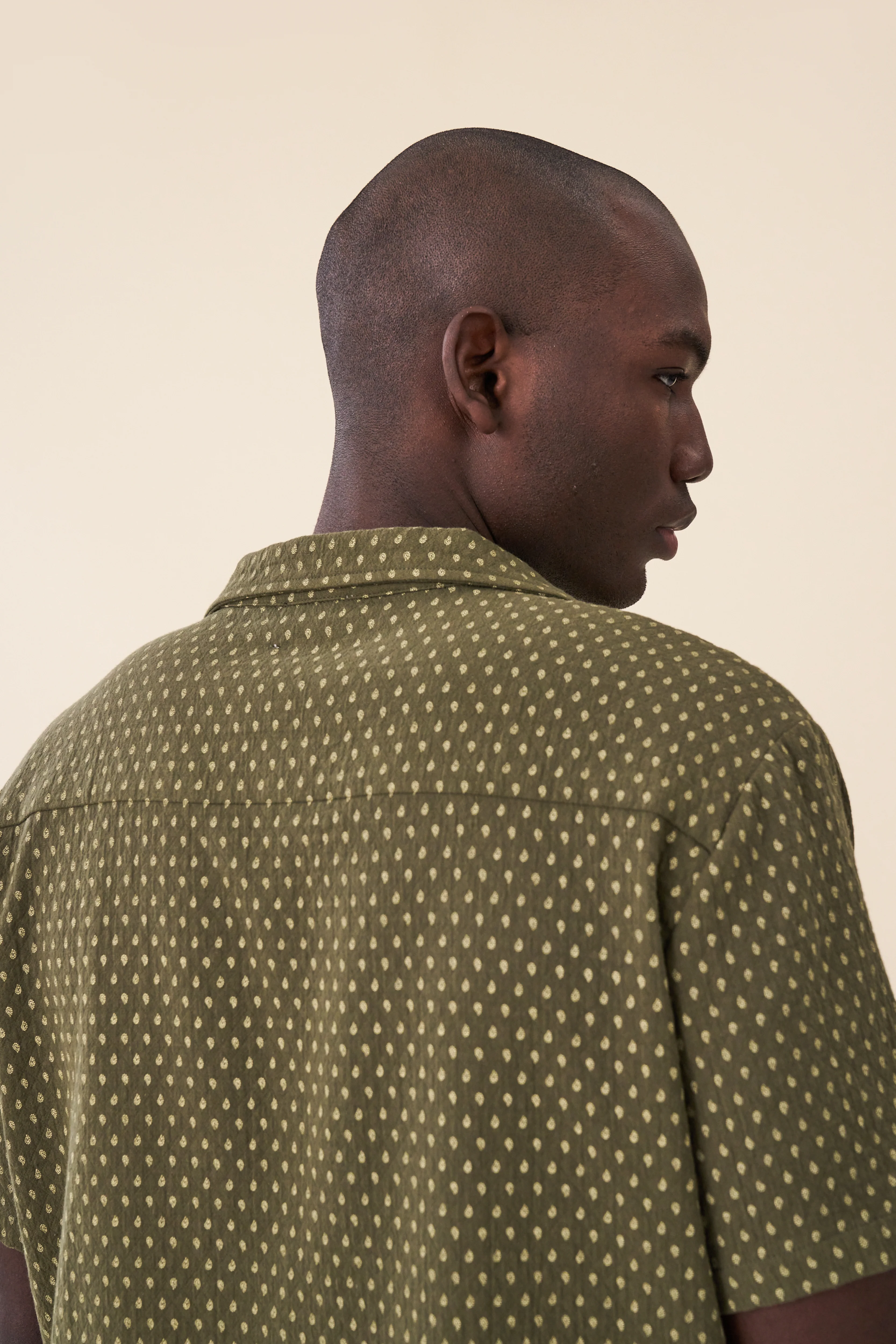 PAISLEY CUBAN SS SHIRT - SAGE - Image 6