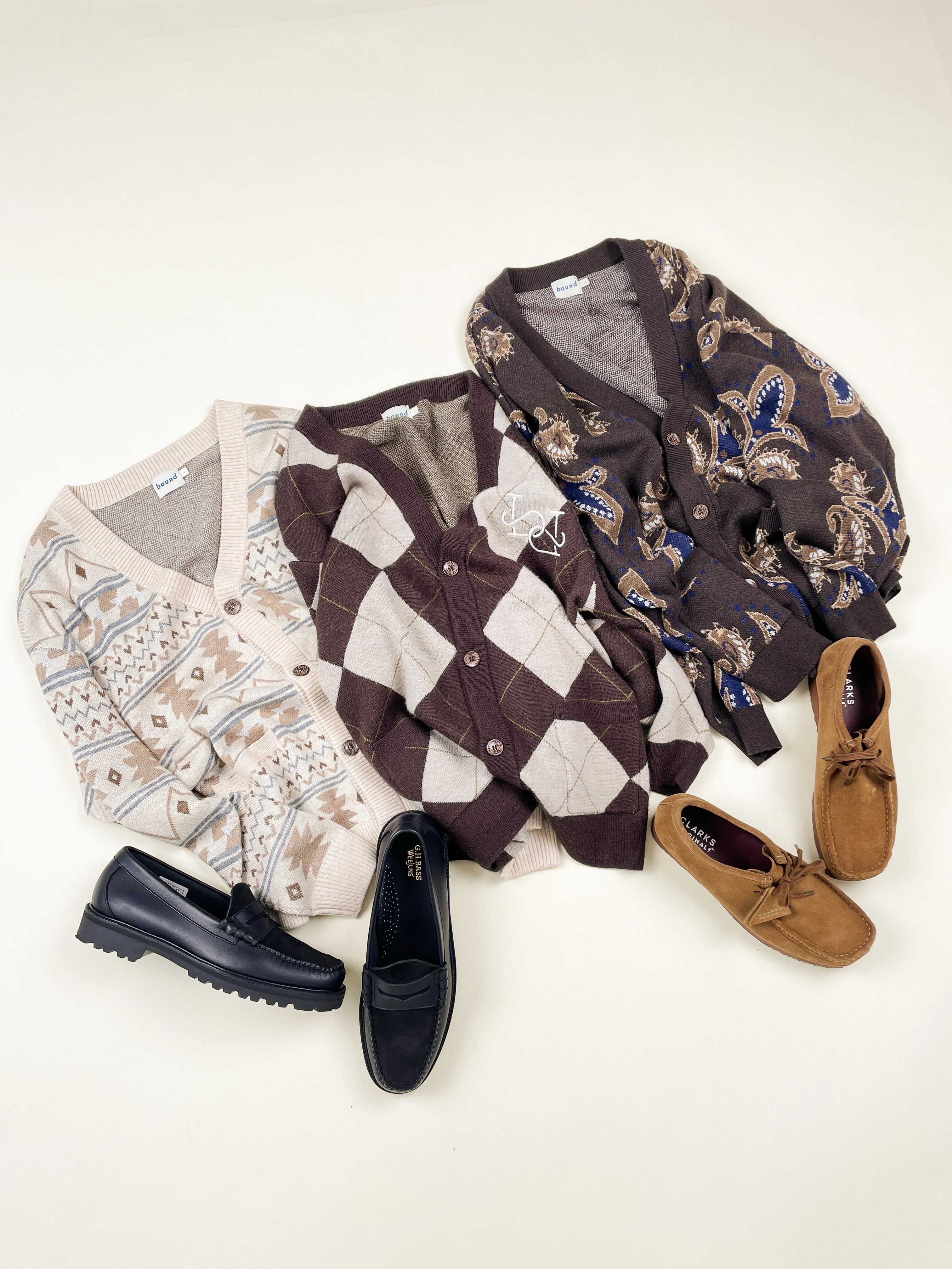 PAISLEY WOOL GRANDAD CARDIGAN - Image 13