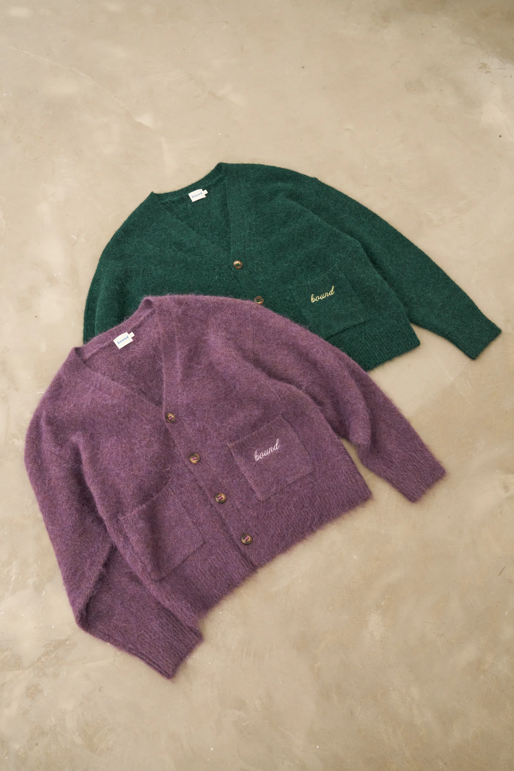 PARKER ALPACA CARDIGAN - PLUM - Image 10