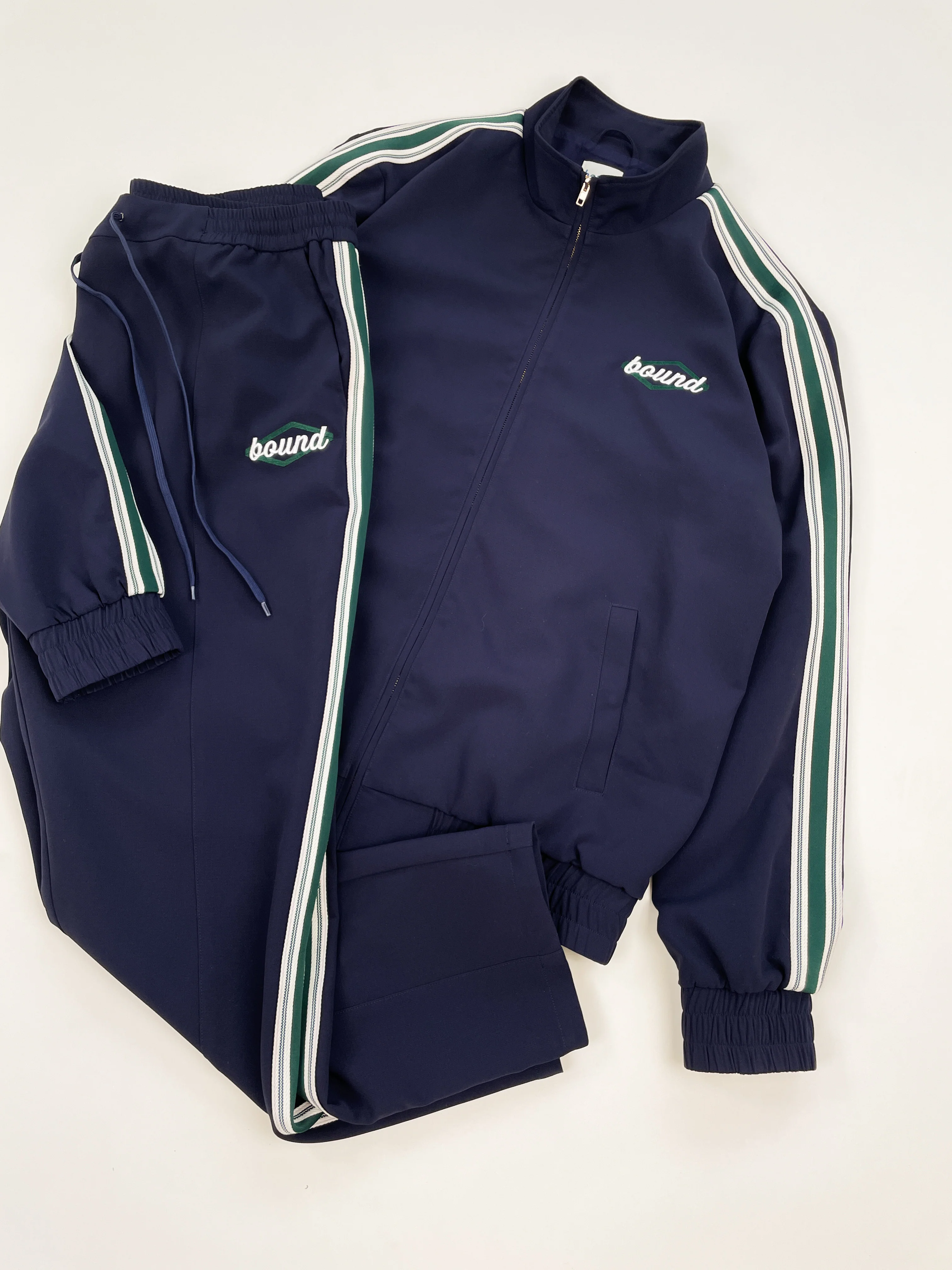 PAULIE NAVY STRIPE TRACK JACKET - Image 15