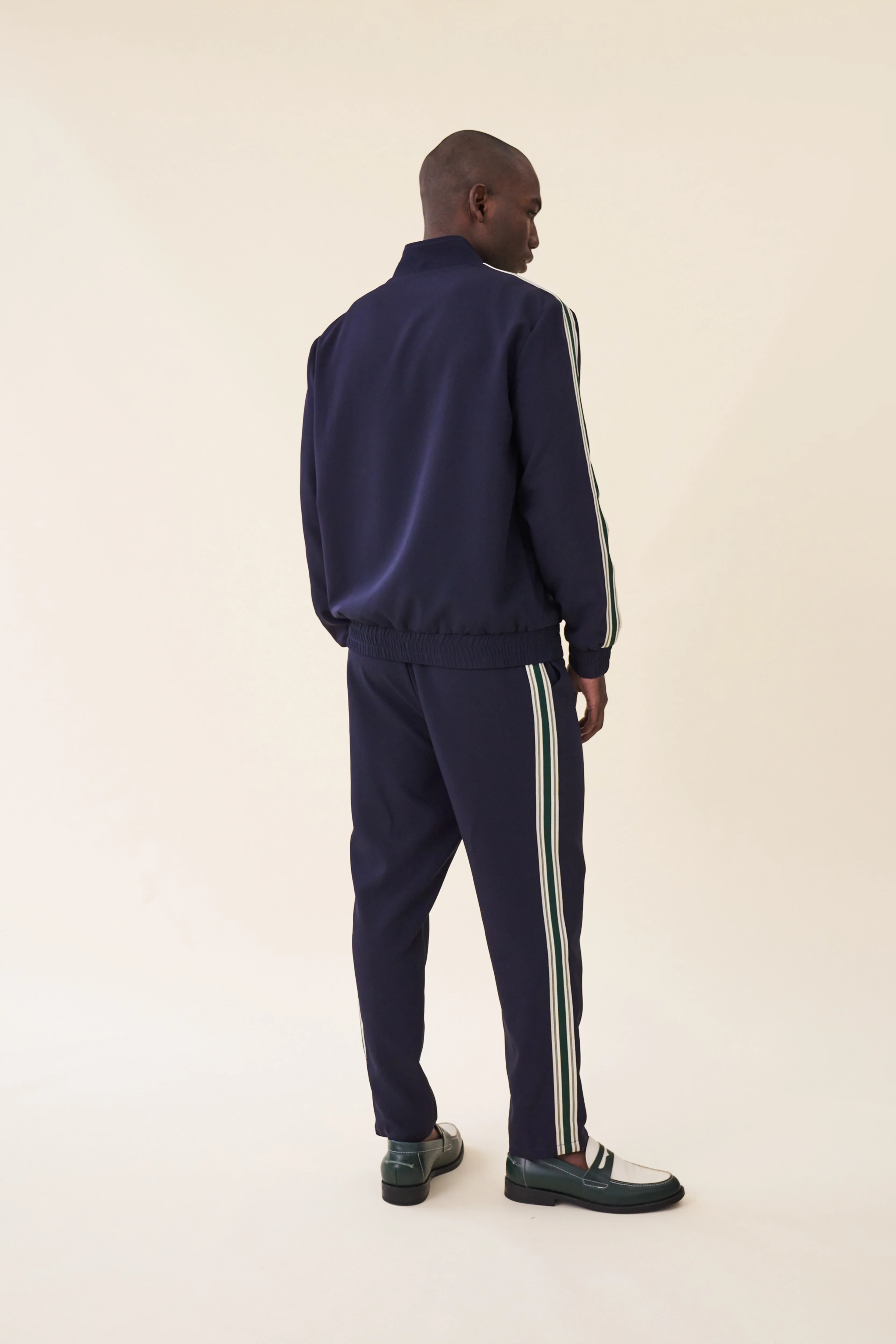 PAULIE NAVY STRIPE TRACK JACKET - Image 5