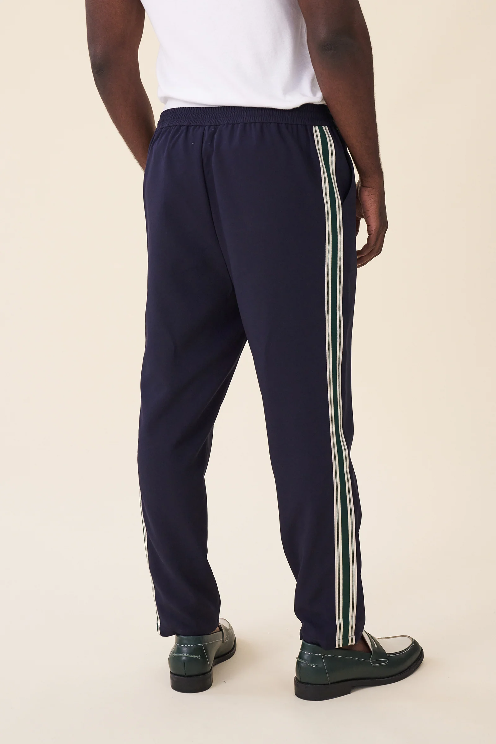 PAULIE NAVY STRIPE TRACKPANTS - Image 5