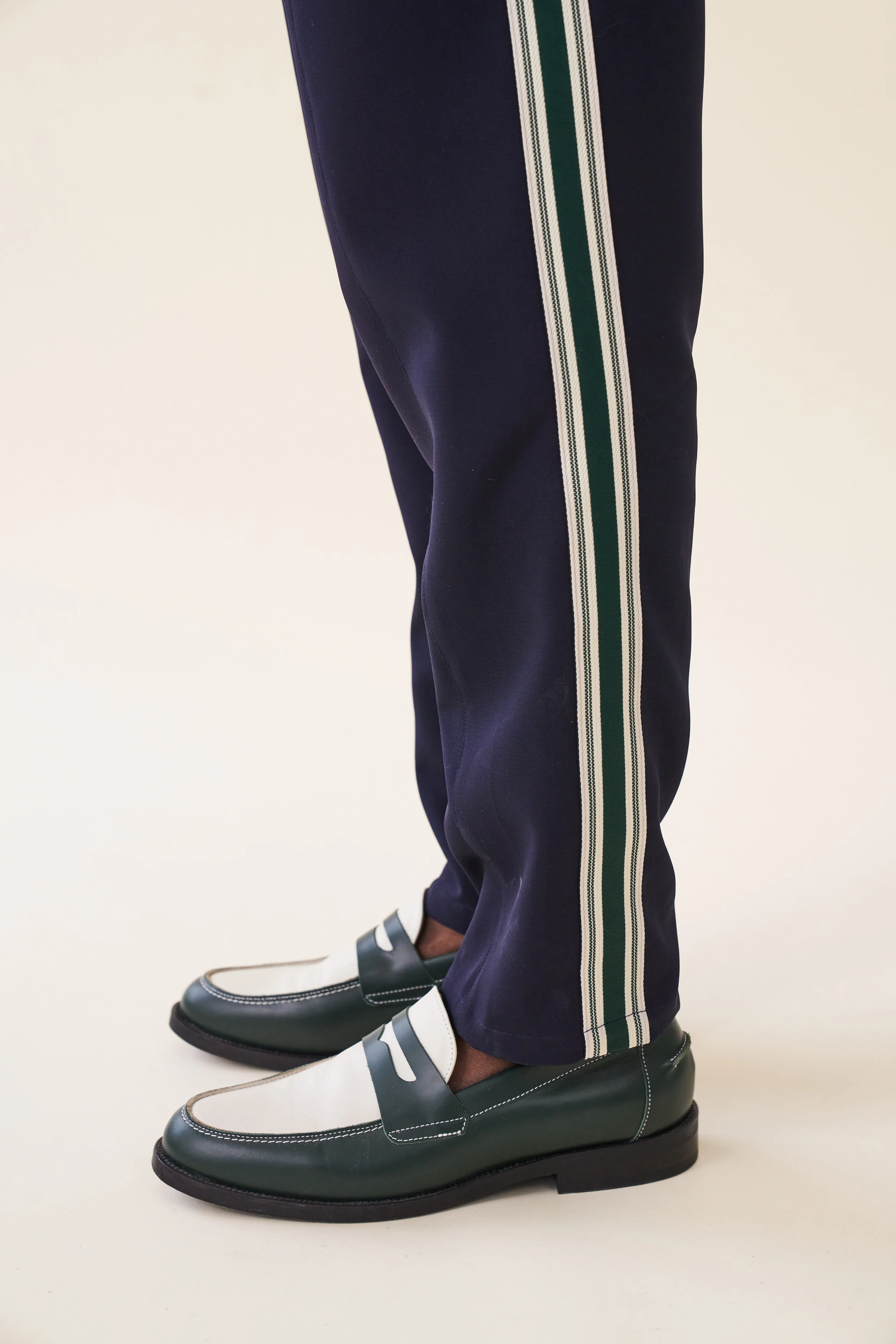 PAULIE NAVY STRIPE TRACKPANTS - Image 7
