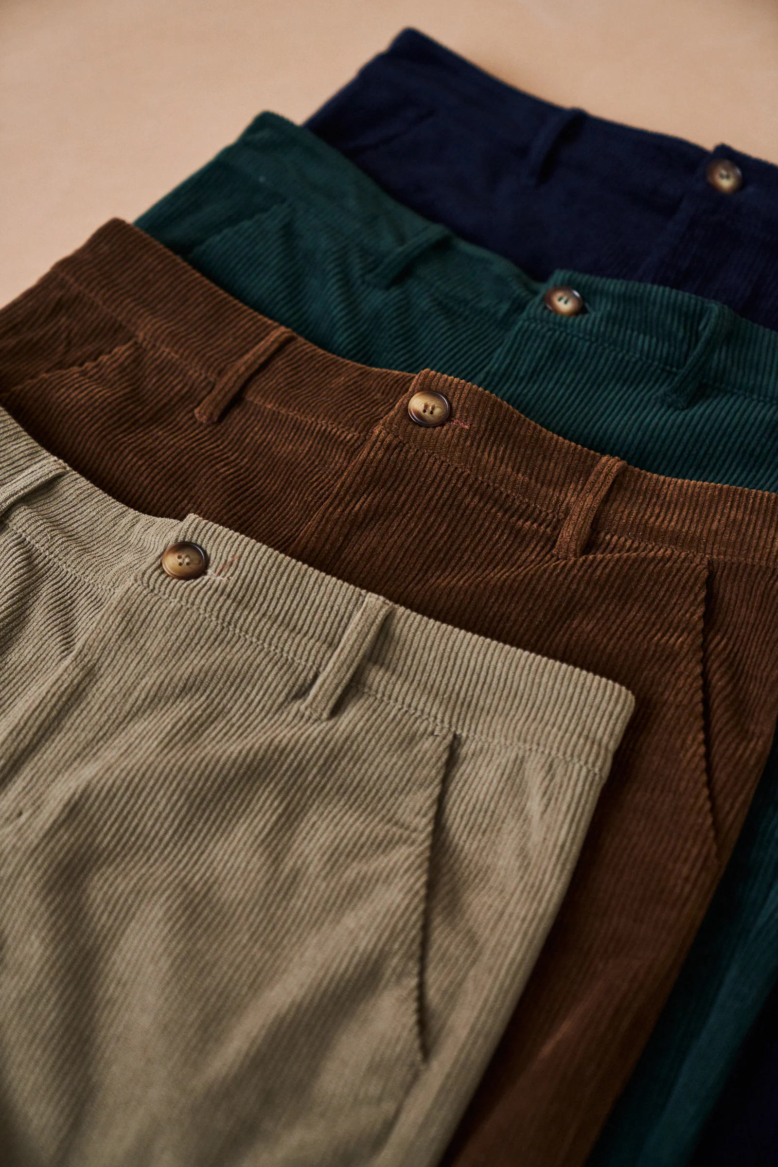 PINE GREEN CORDUROY TROUSERS - Image 6