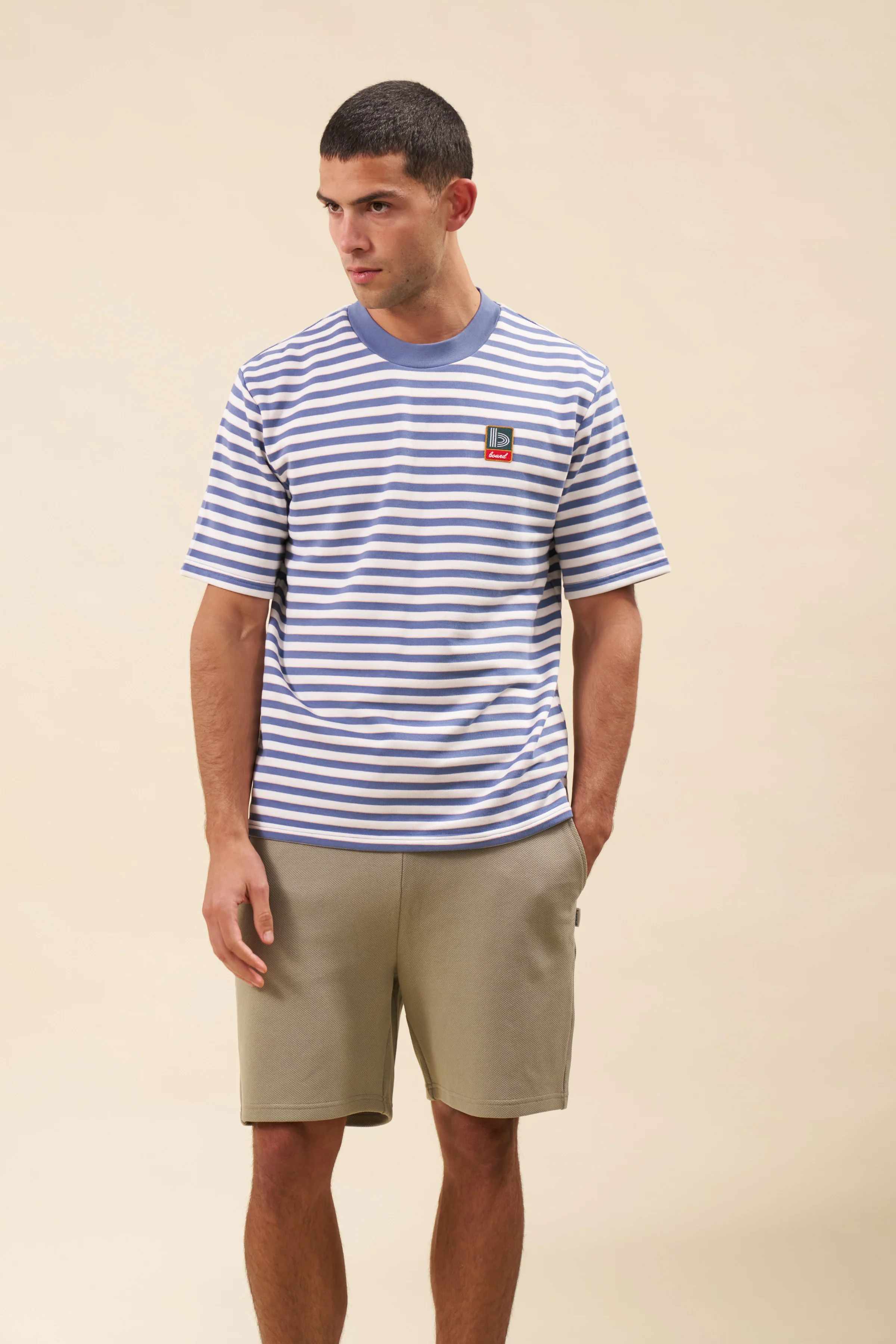 PIQUE WAFFLE SHORTS - SAGE - Image 2