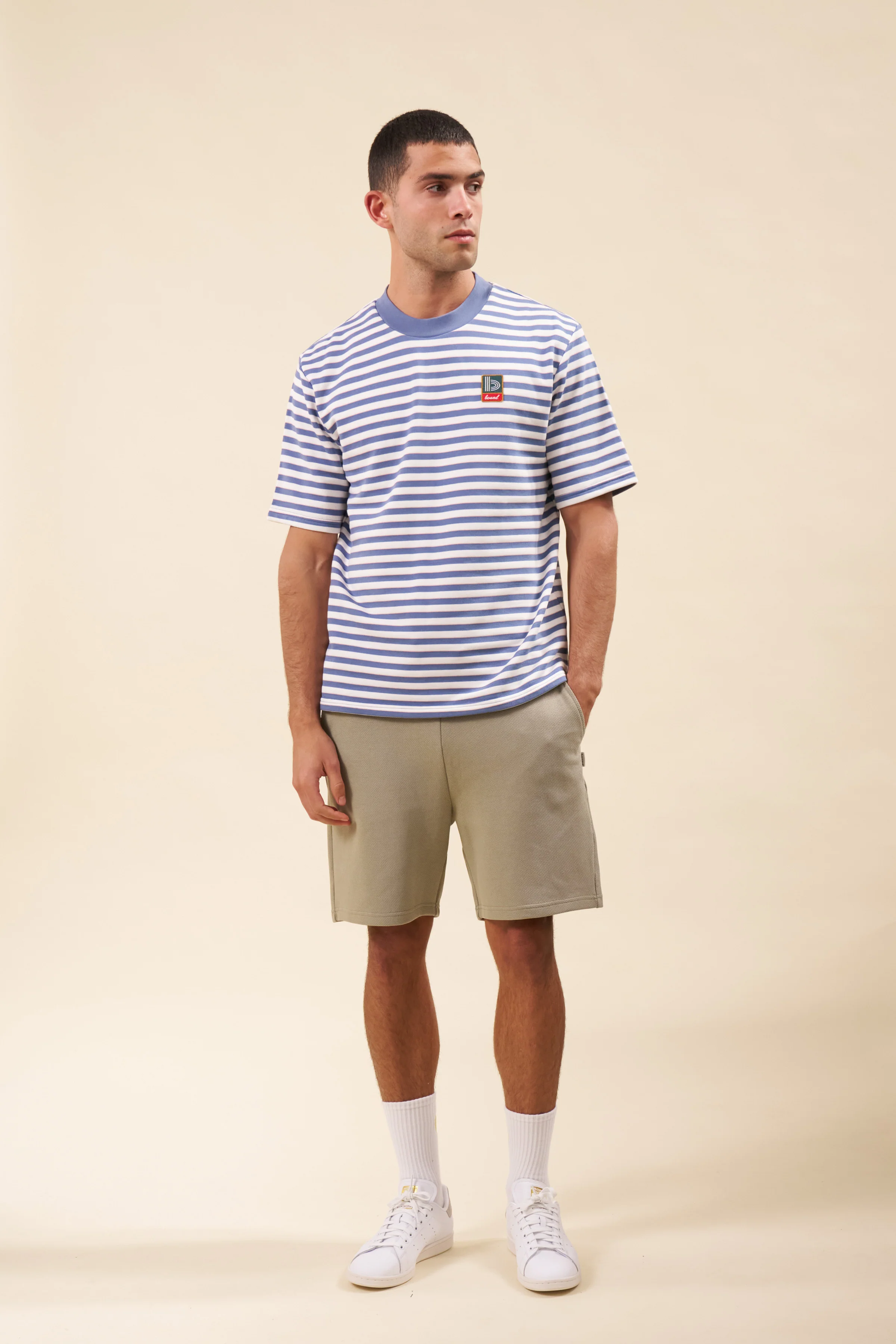 PIQUE WAFFLE SHORTS - SAGE - Image 7