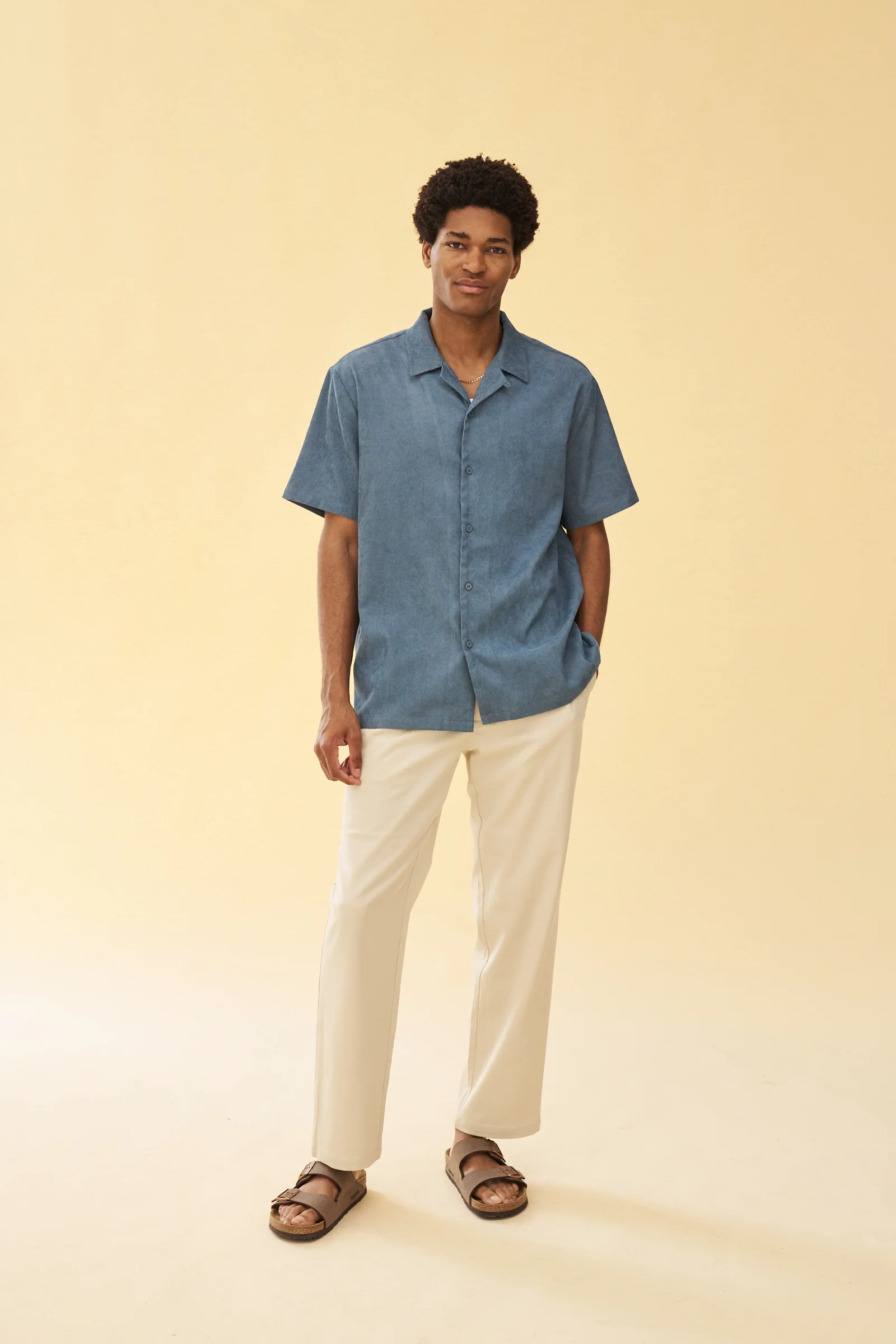 PLEATED SMART TROUSERS - CREAM - Image 7