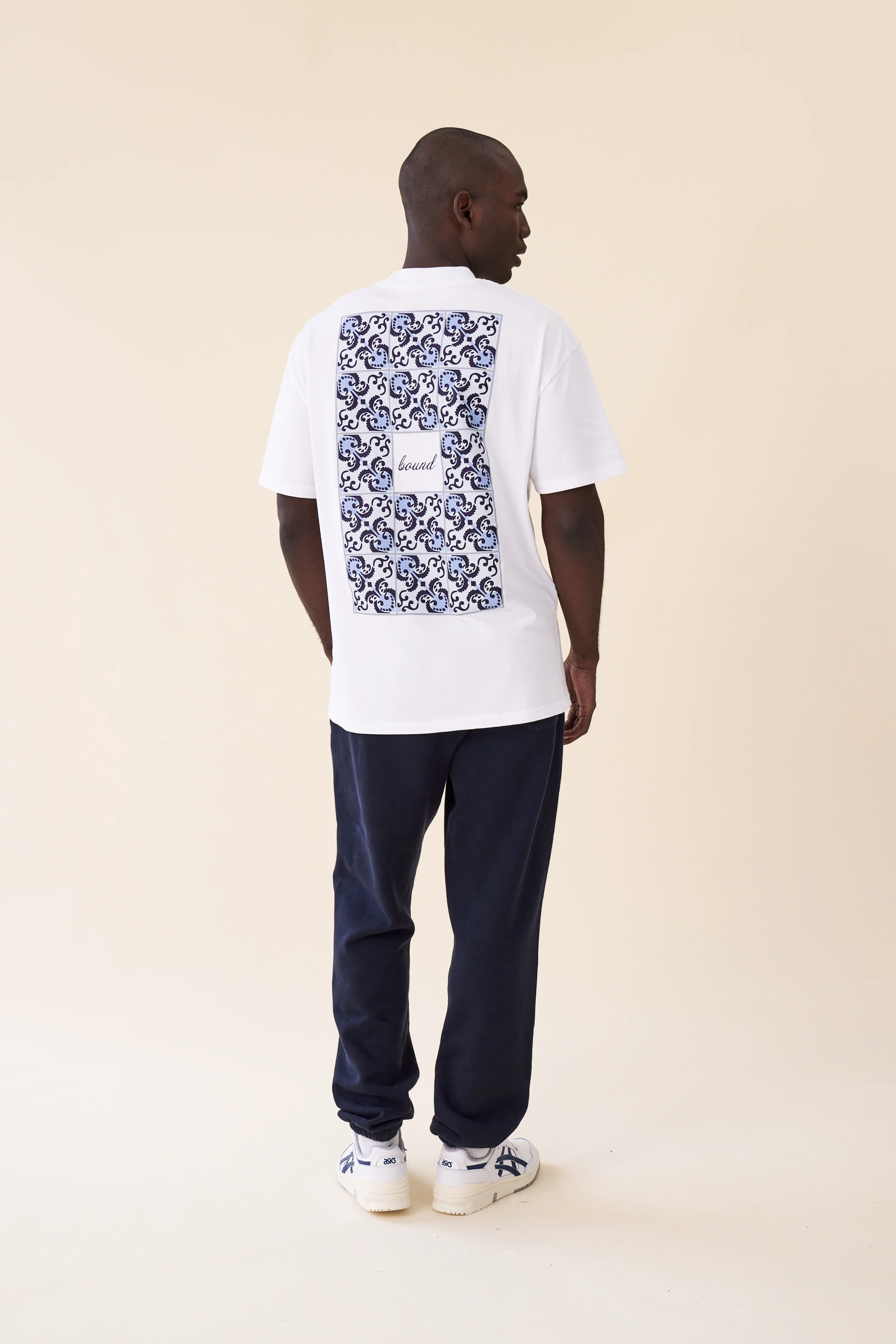 PORTO AZULEJOS TEE - WHITE - Image 4