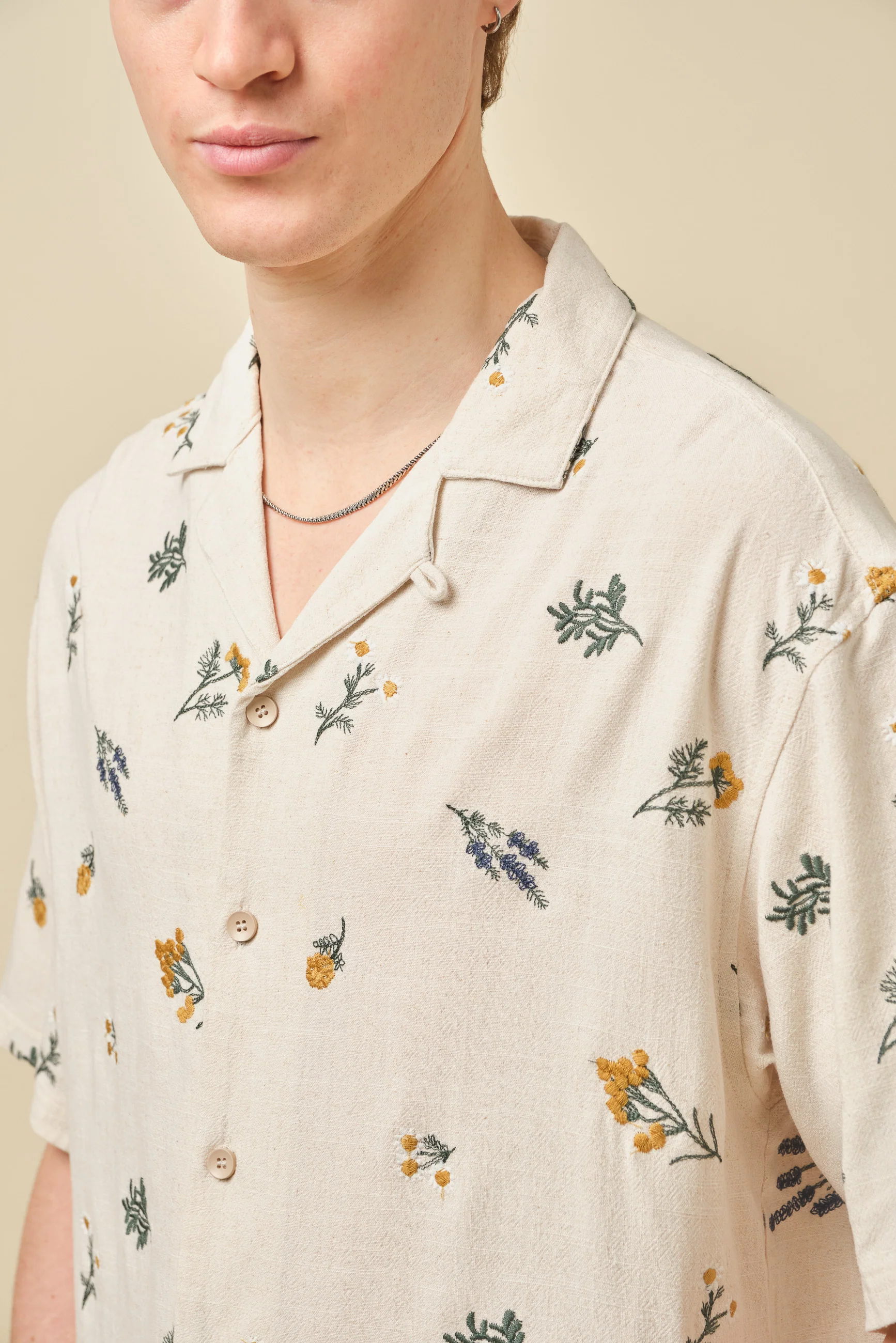 BOTANIC SHIRT - ECRU - Image 3