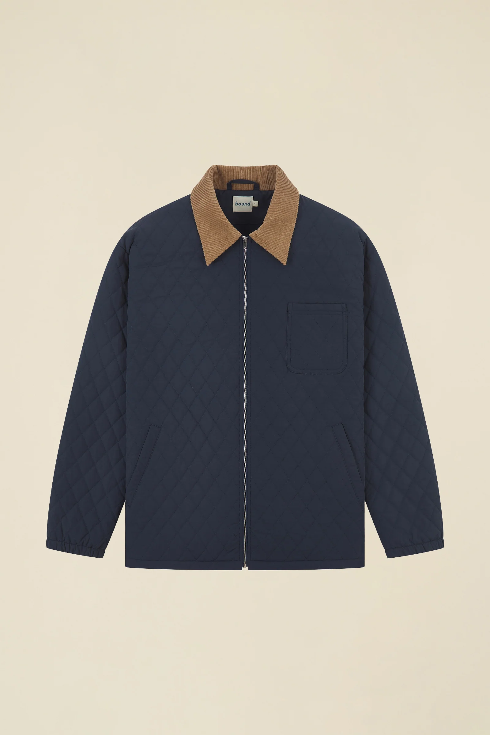 QUILTED NAVY JACKET - Image 10