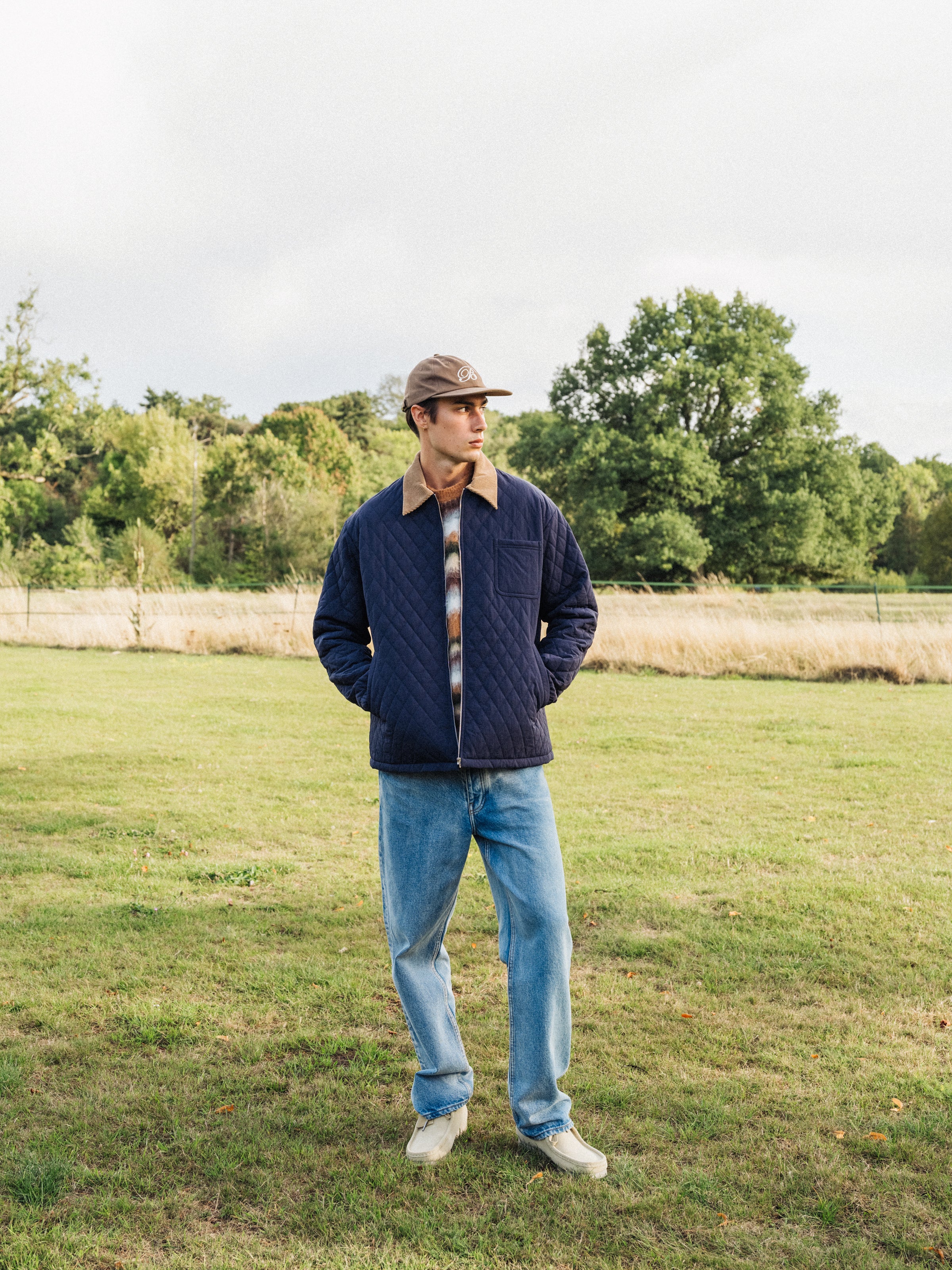 QUILTED NAVY JACKET - Image 9