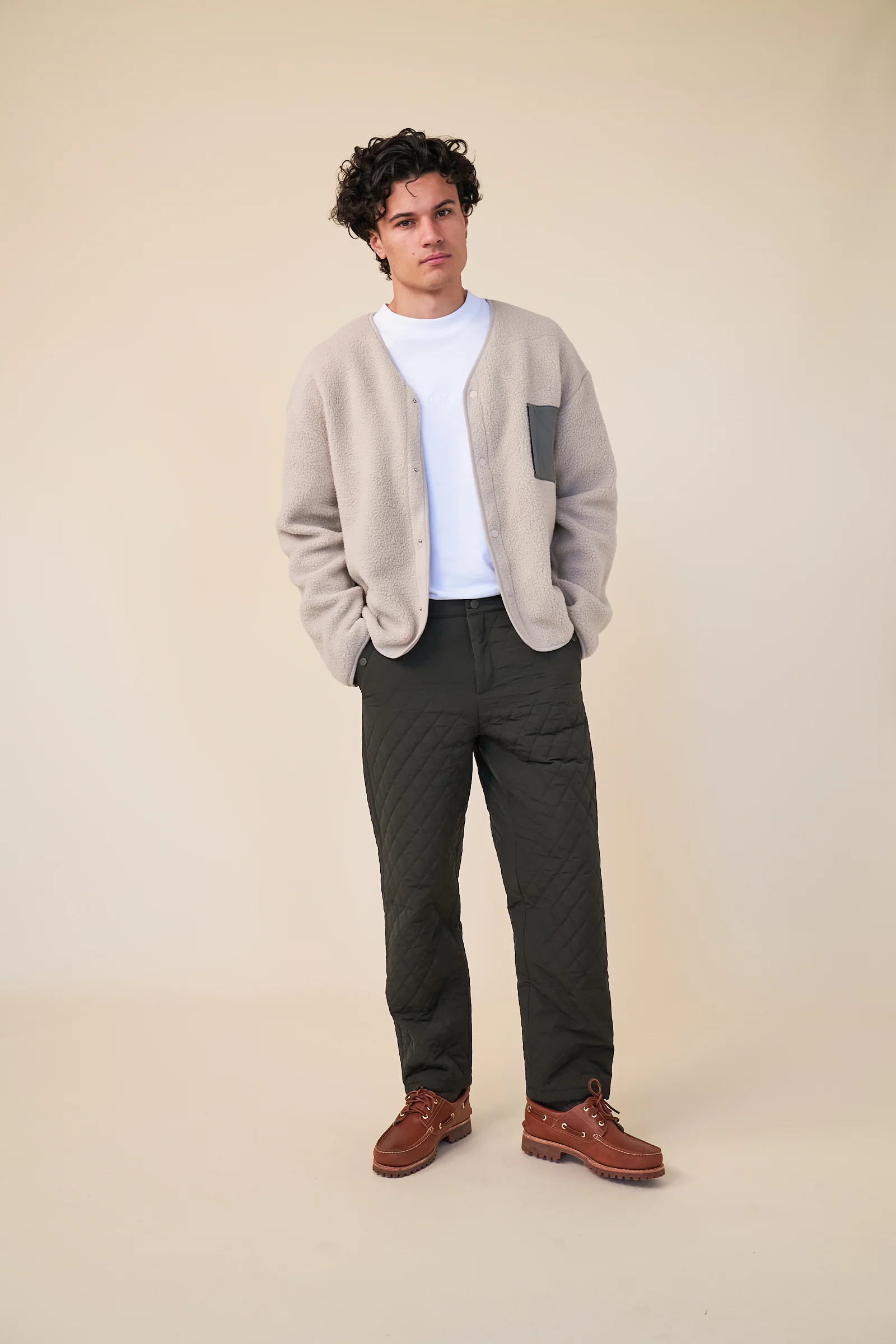 QUILTED TROUSER - ARMY GREEN - Image 7