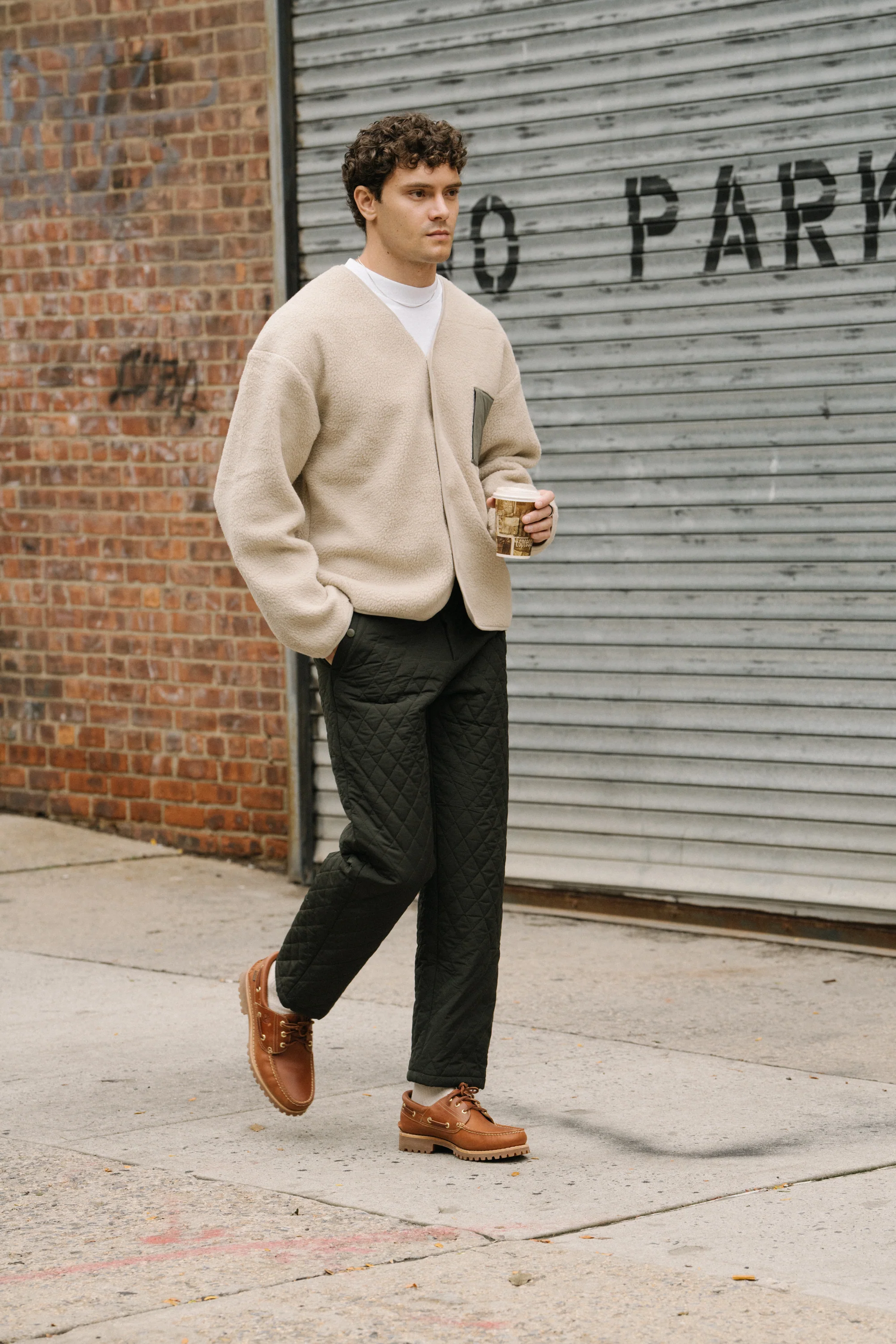 QUILTED TROUSER - ARMY GREEN - Image 9