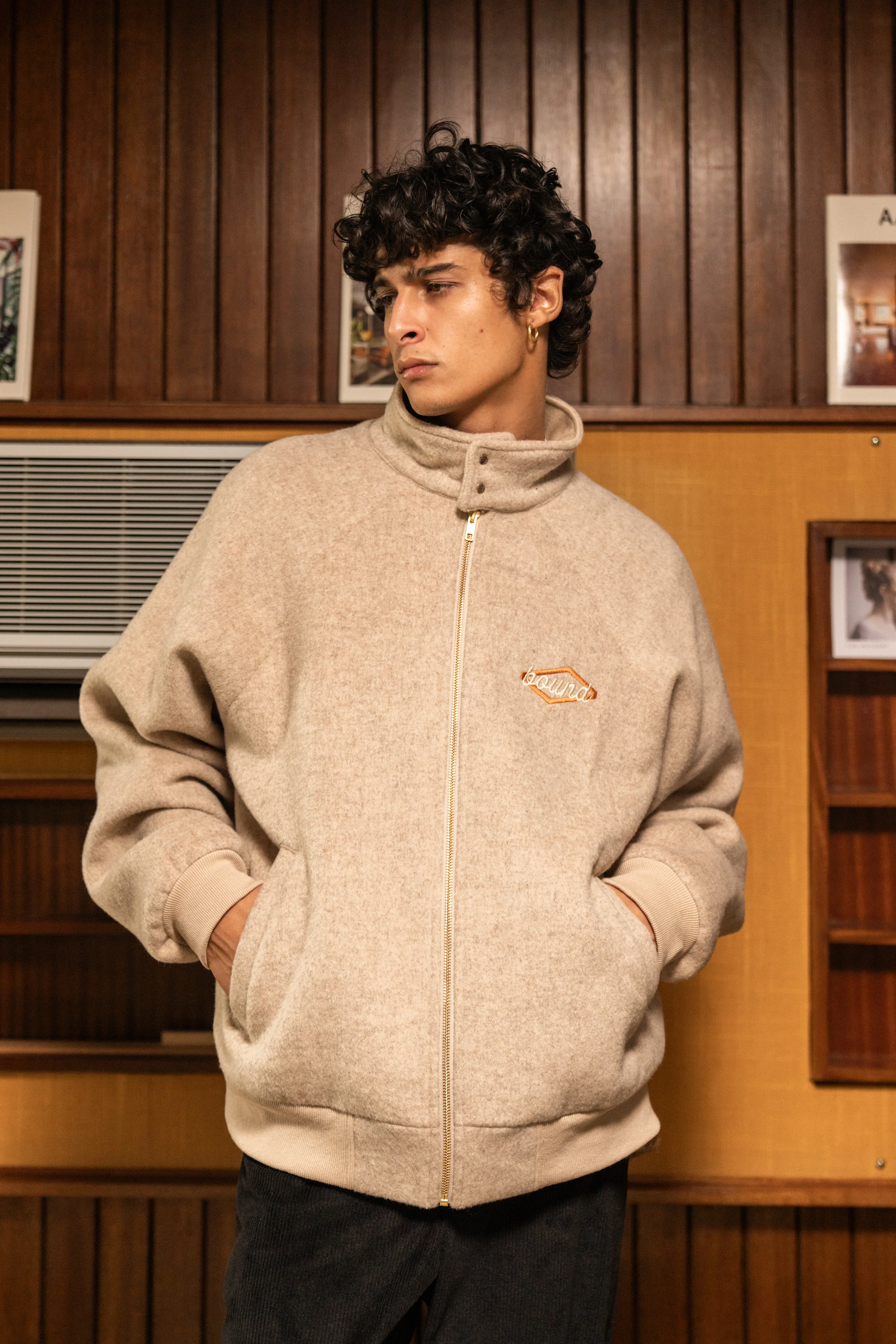 RAY WOOL FLIGHT BOMBER COAT - Image 2
