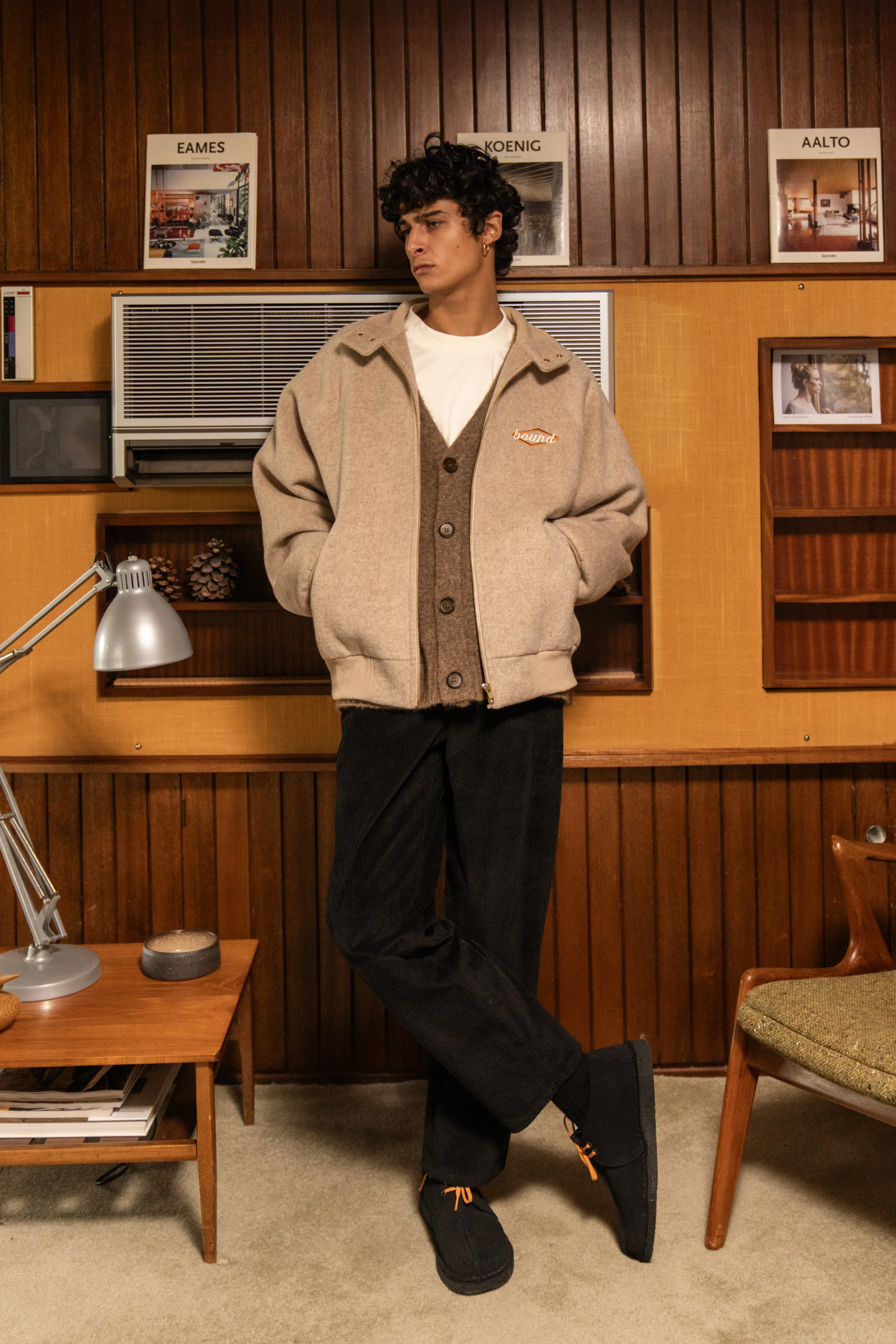 RAY WOOL FLIGHT BOMBER COAT - Image 8