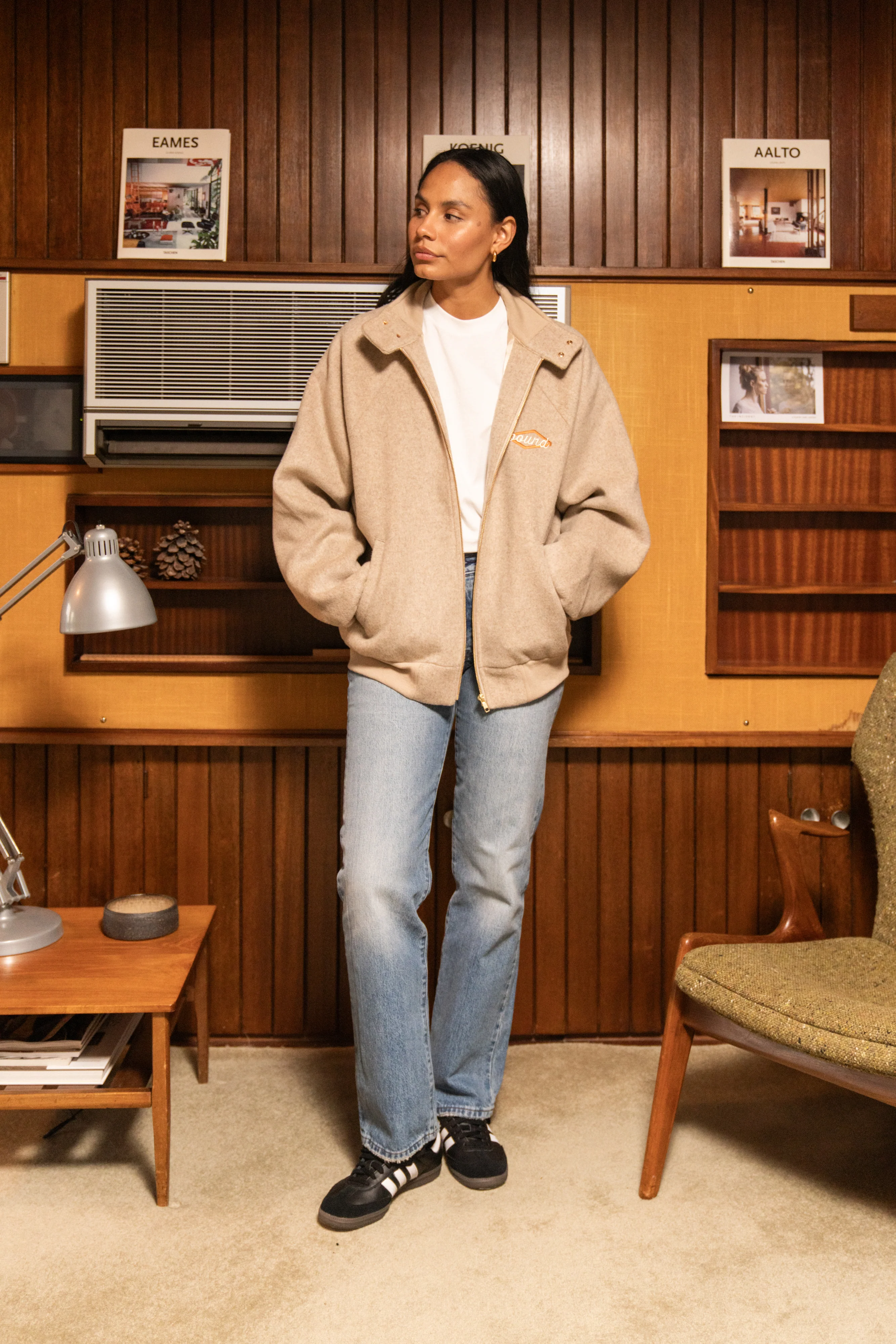RAY WOOL FLIGHT BOMBER COAT - Image 9