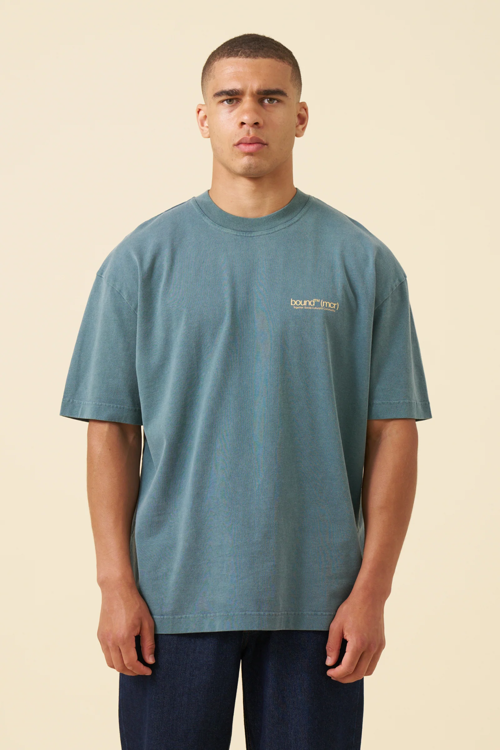 RECORD TEE - WASHED FOREST GREEN - Image 2