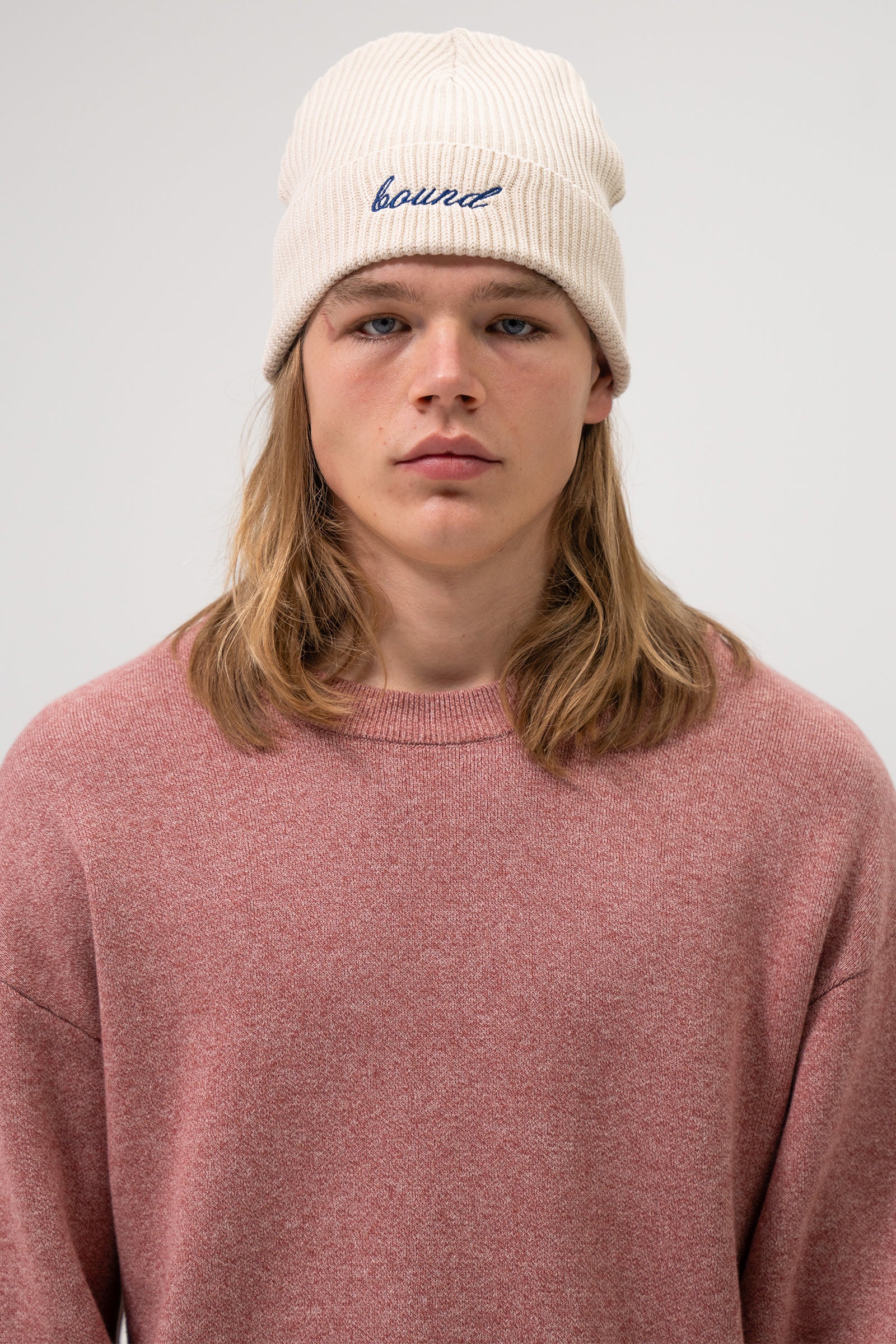 RED MARL KNIT SWEATER - Image 6