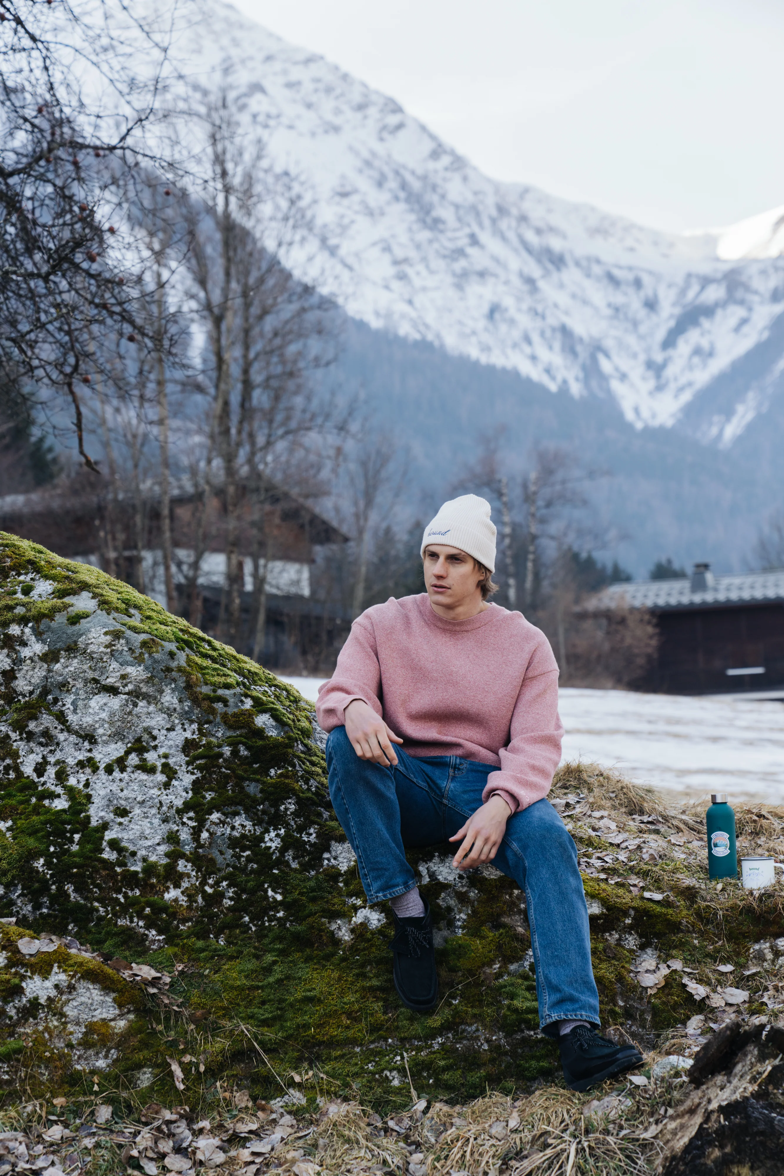 RED MARL KNIT SWEATER - Image 7
