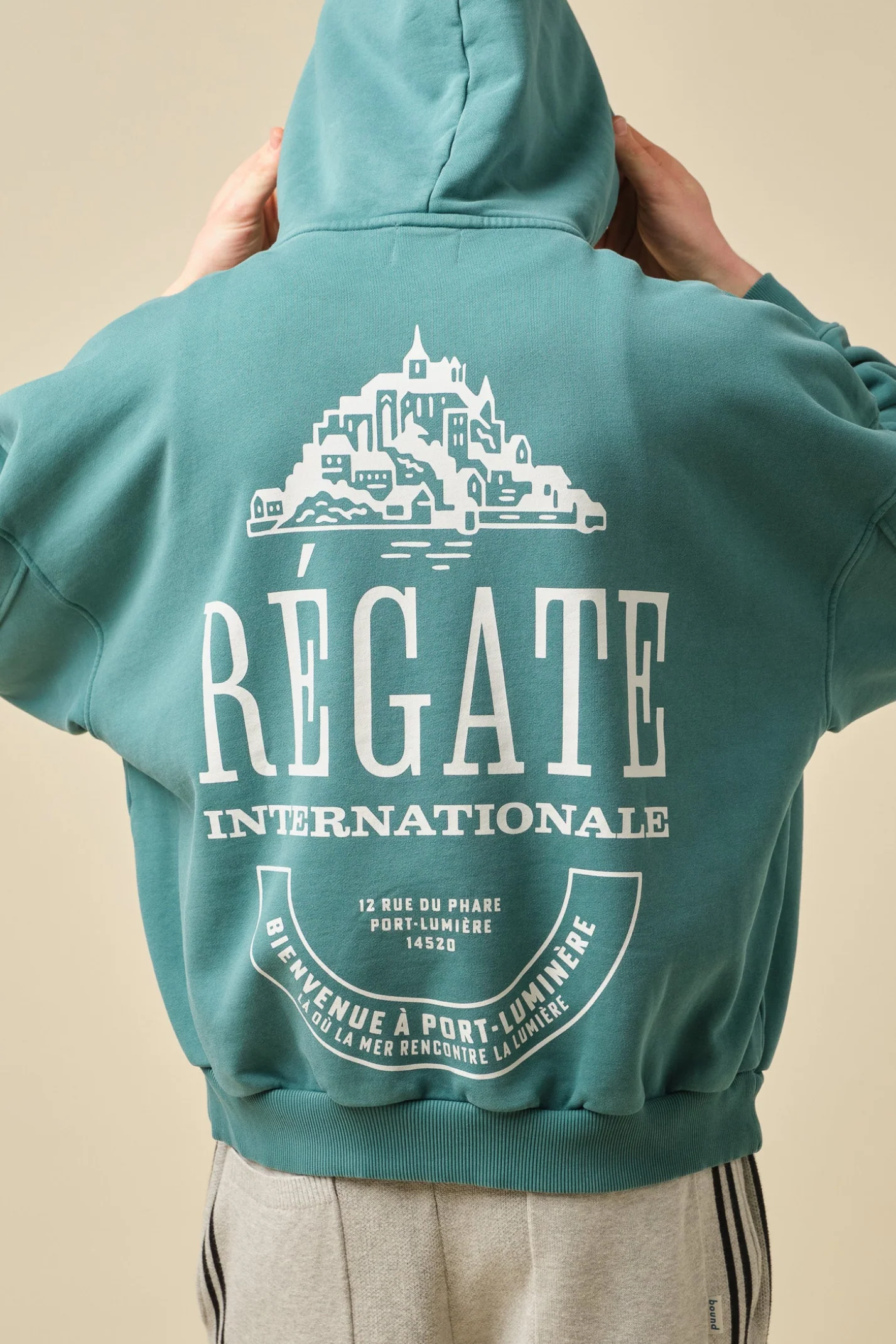 REGATE HOODIE - WASHED SEAFOAM - Image 6