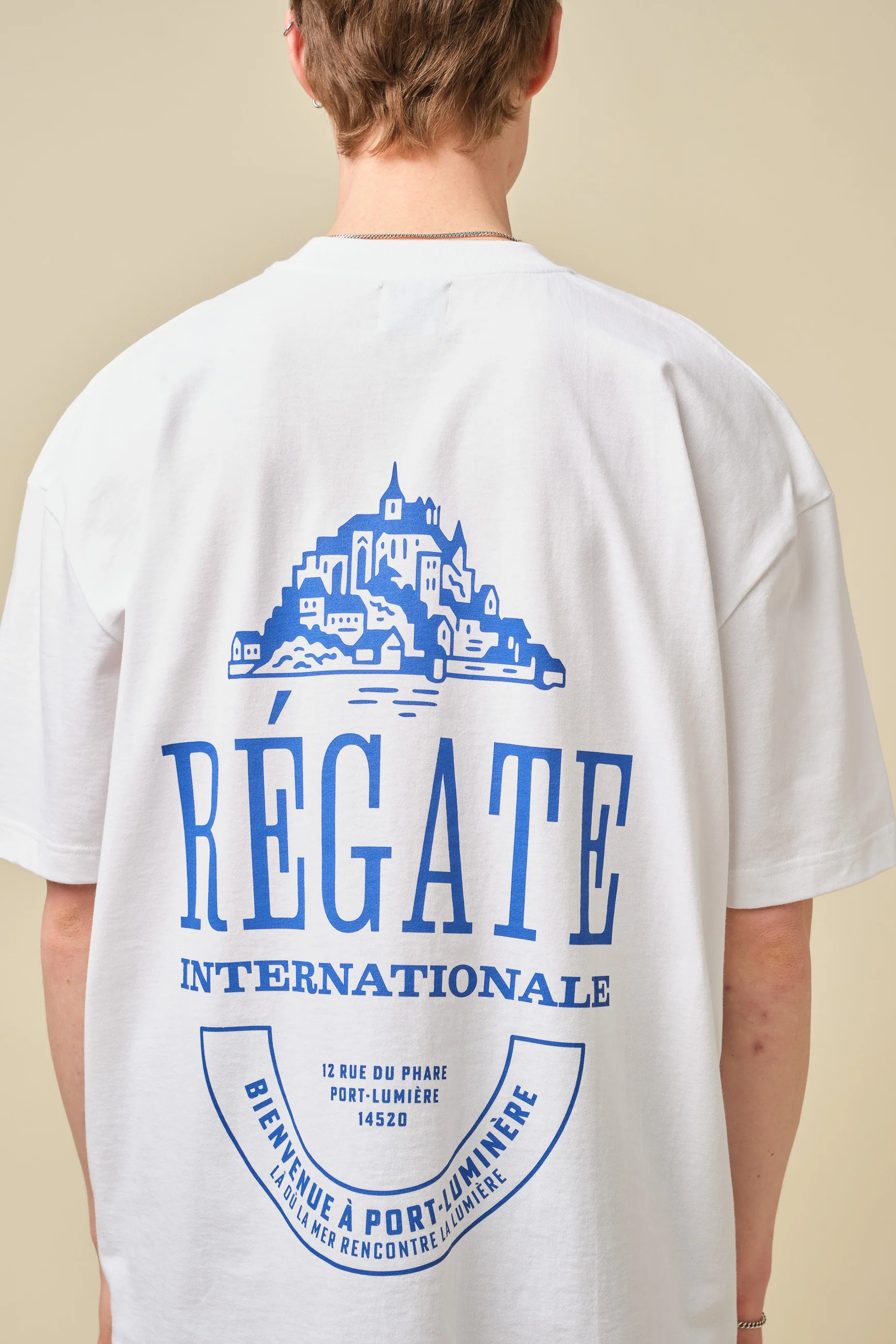 REGATE PORT TEE - WHITE - Image 7