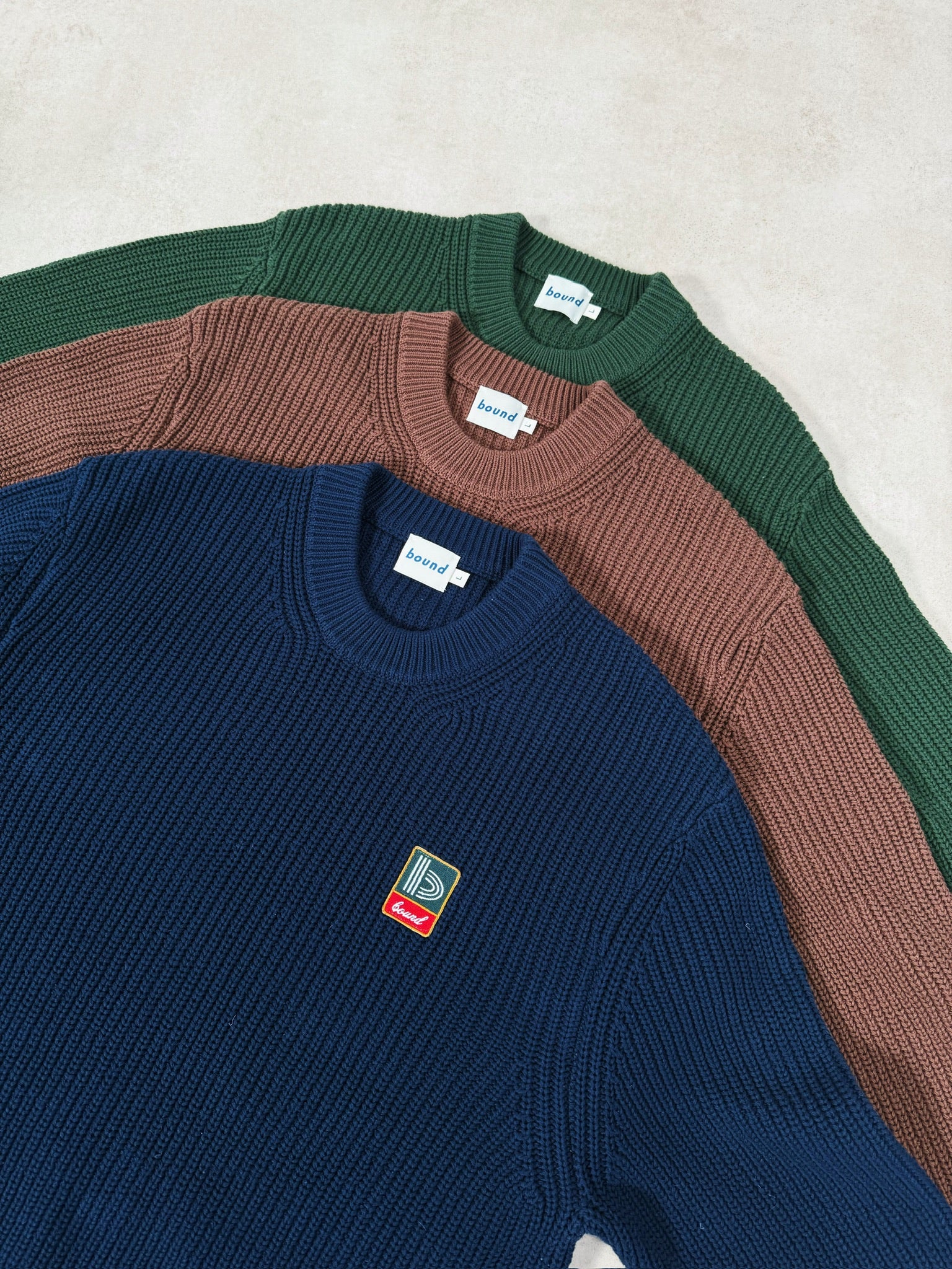RETRO FISHERMAN RIB KNIT SWEATER - BROWN - Image 7