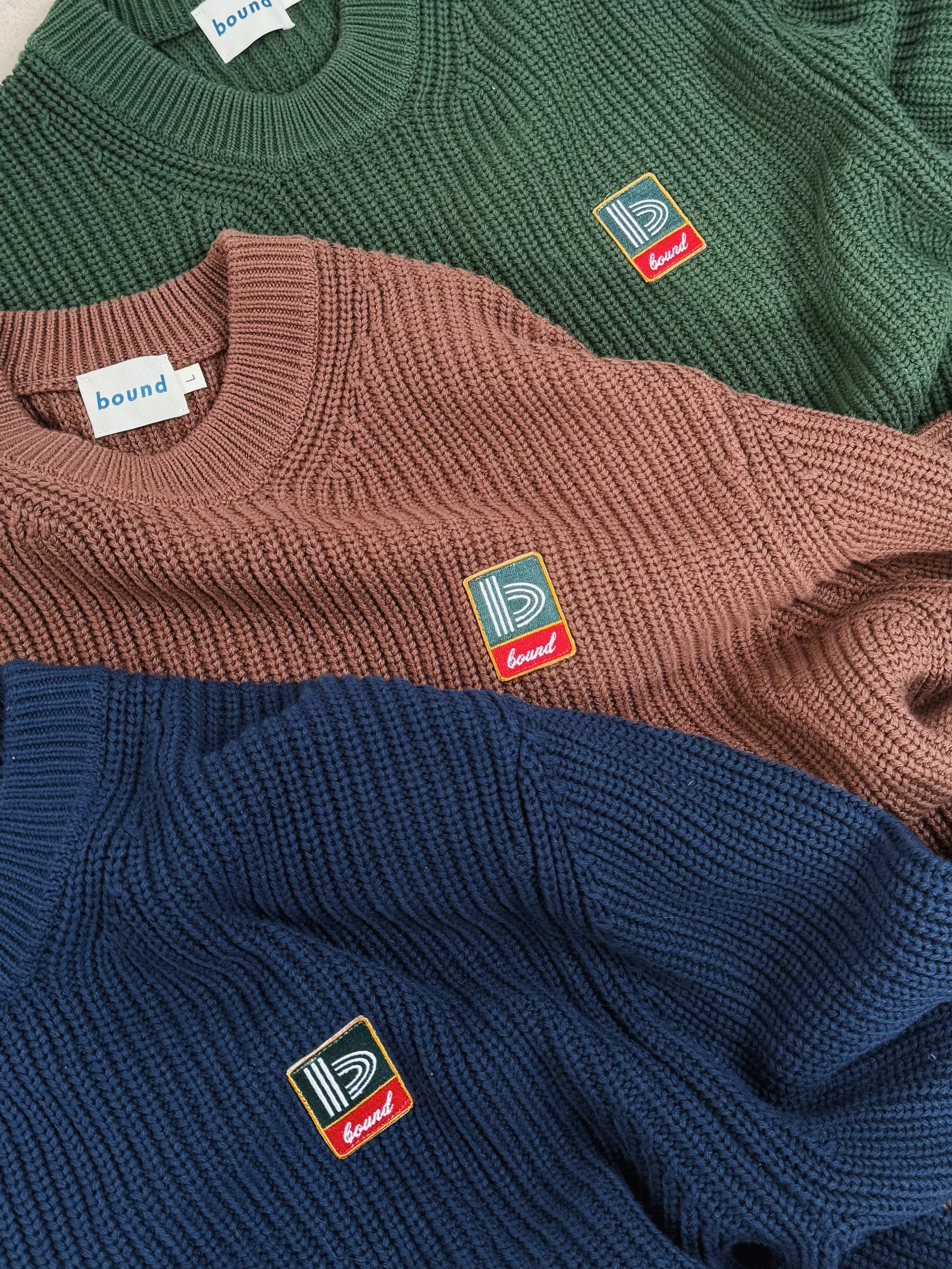 RETRO FISHERMAN RIB KNIT SWEATER - GREEN - Image 9