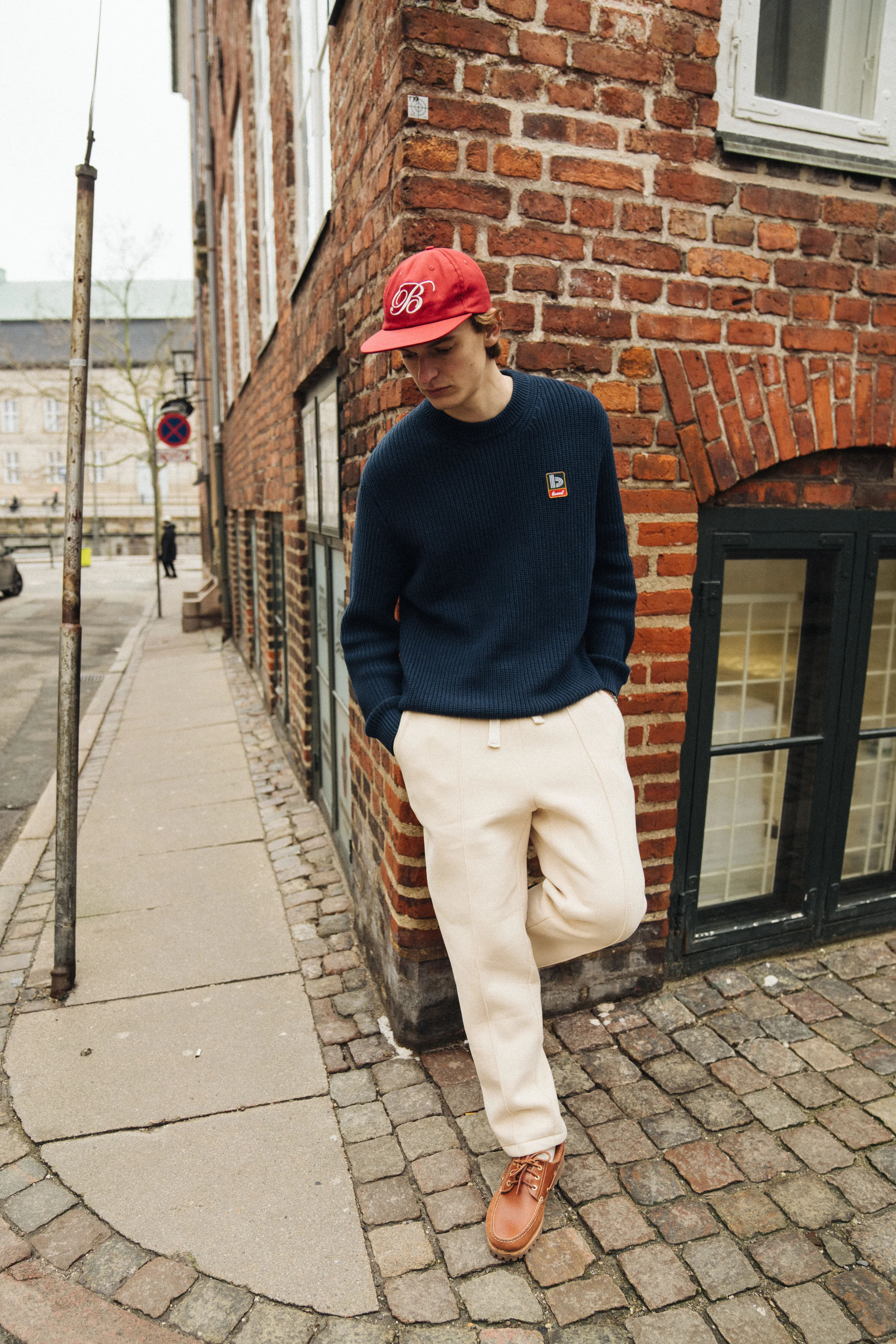 RETRO FISHERMAN RIB KNIT SWEATER - PETROL BLUE - Image 6