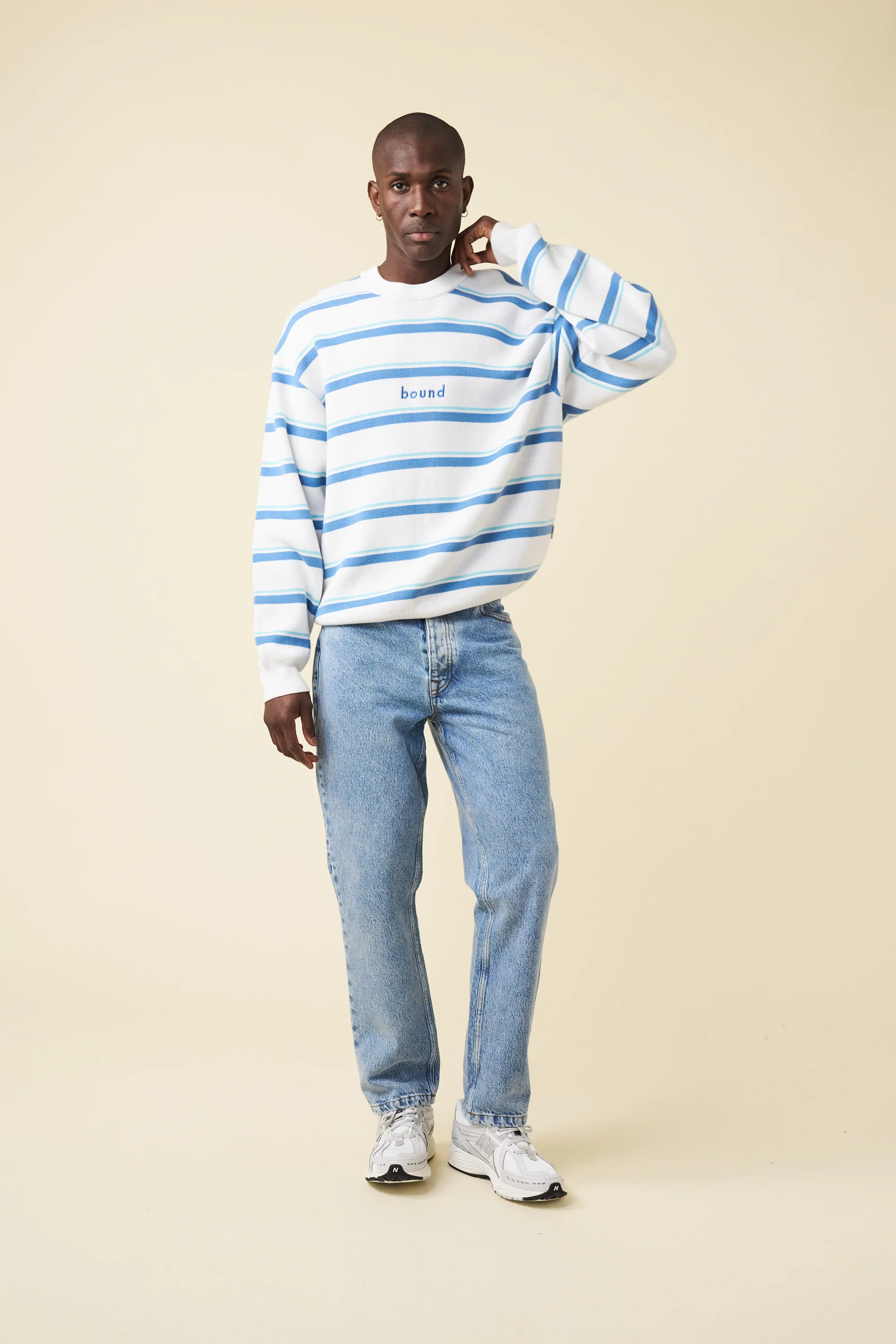 RETRO STRIPE KNIT SWEATER - Image 3