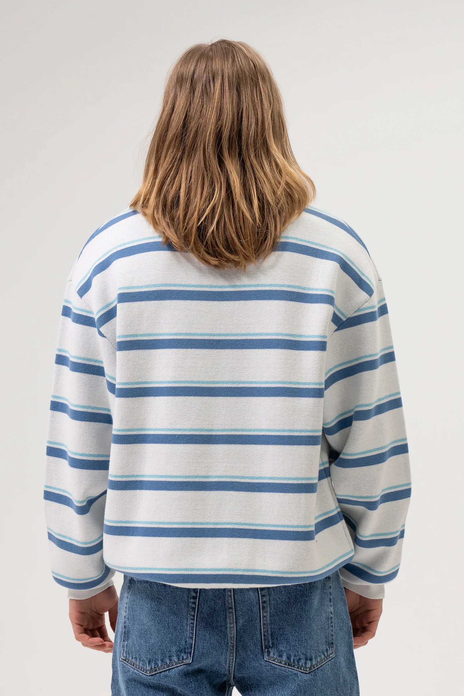 RETRO STRIPE KNIT SWEATER - Image 5