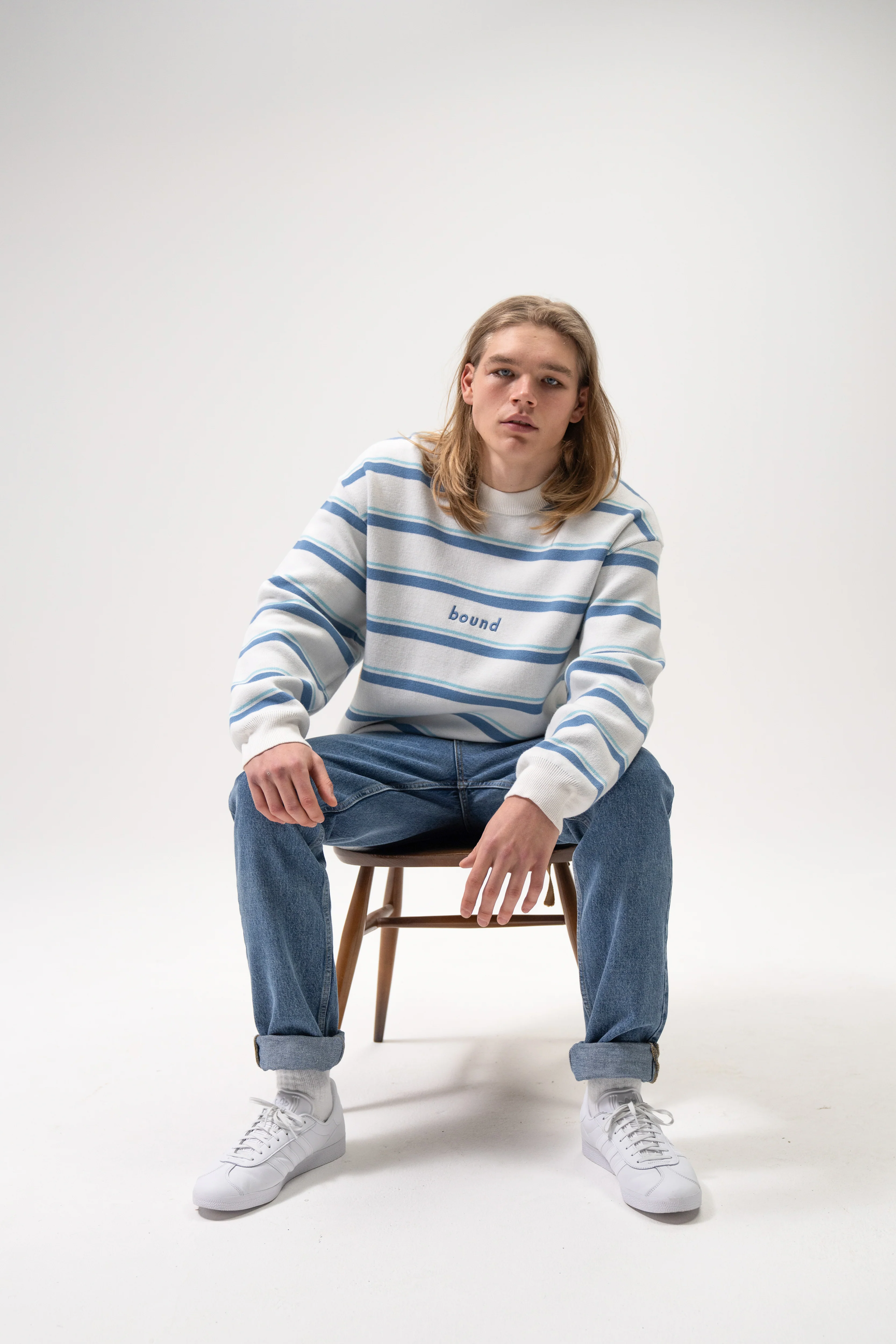 RETRO STRIPE KNIT SWEATER - Image 6