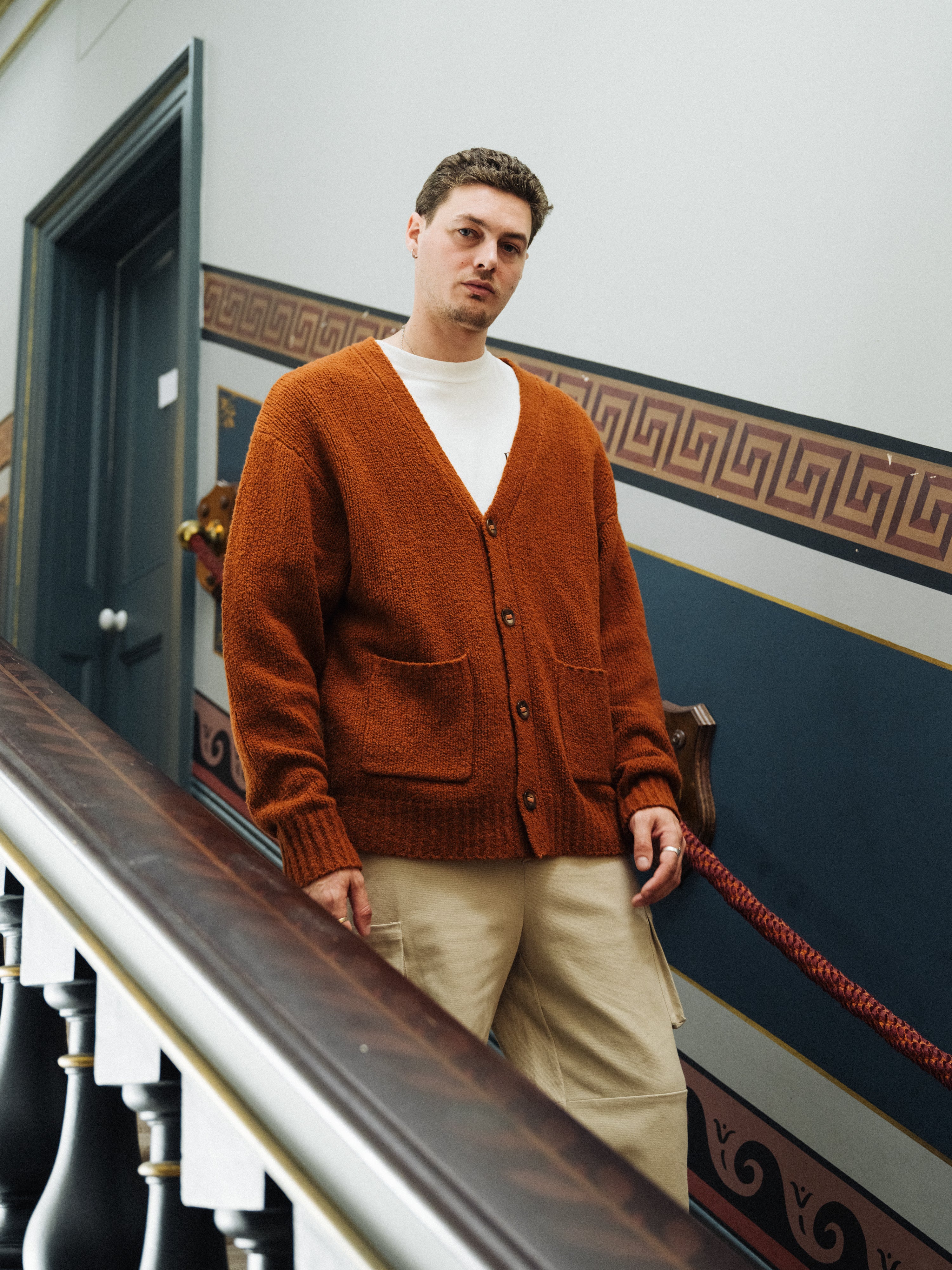 ROASTED ROOTS WOOL CARDIGAN - Image 2