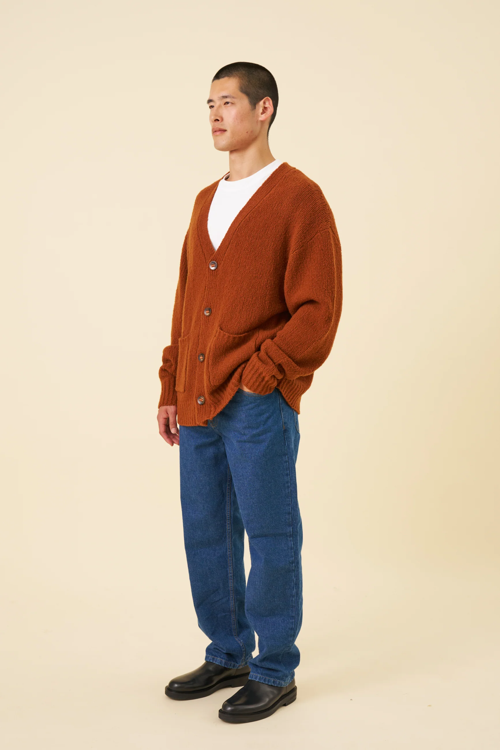 ROASTED ROOTS WOOL CARDIGAN - Image 4