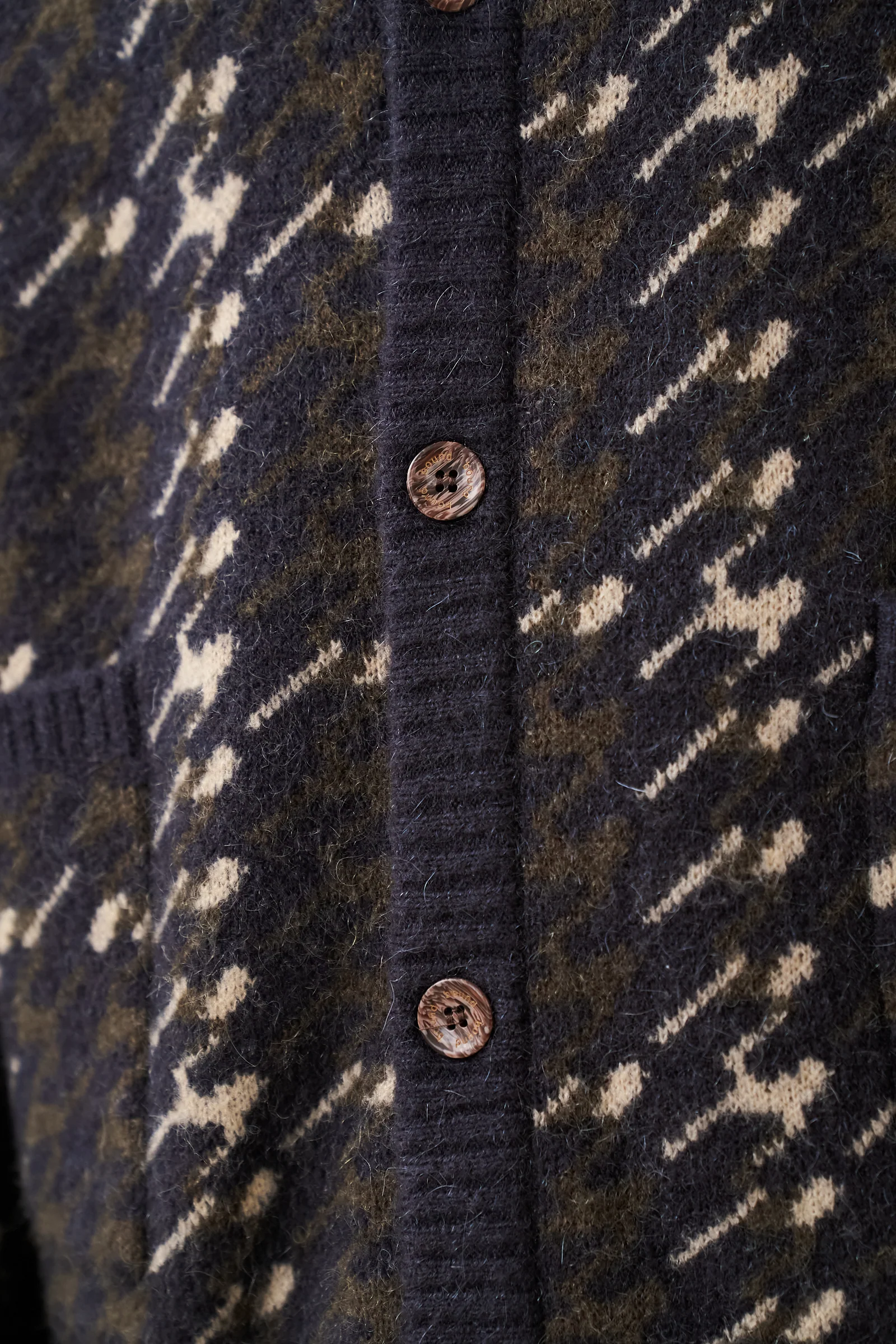RONNIE MOHAIR CARDIGAN - NAVY - Image 7