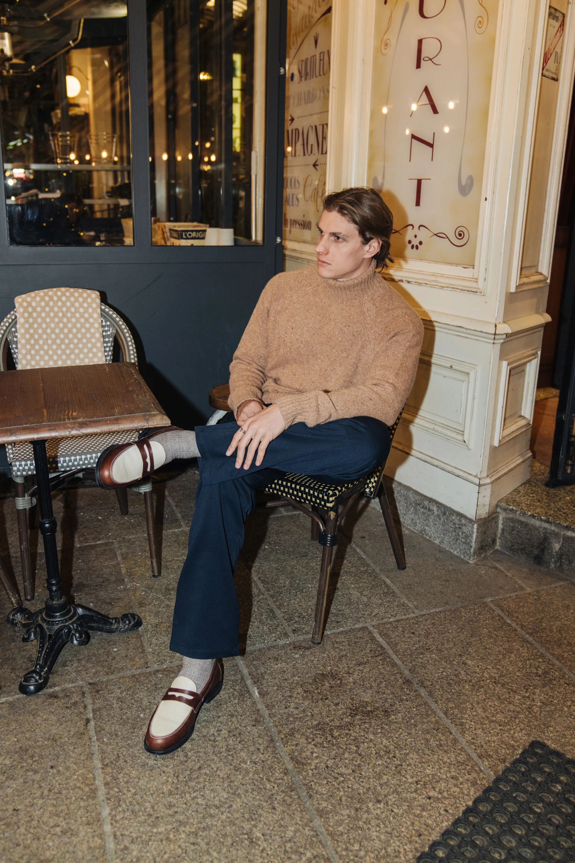 RUST FLECK ROLL NECK - Image 7