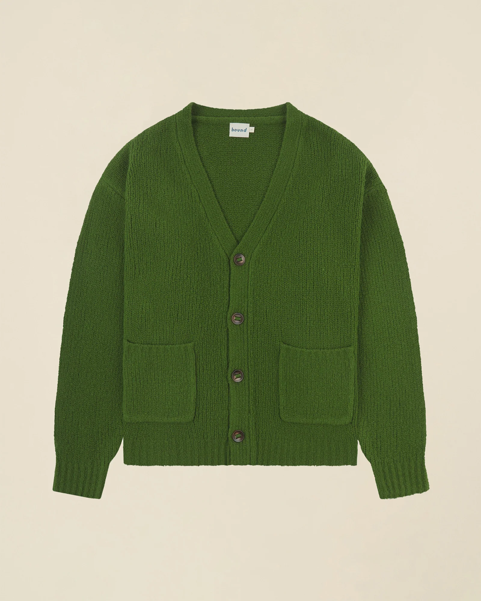 RYE GREEN WOOL CARDIGAN - Image 10