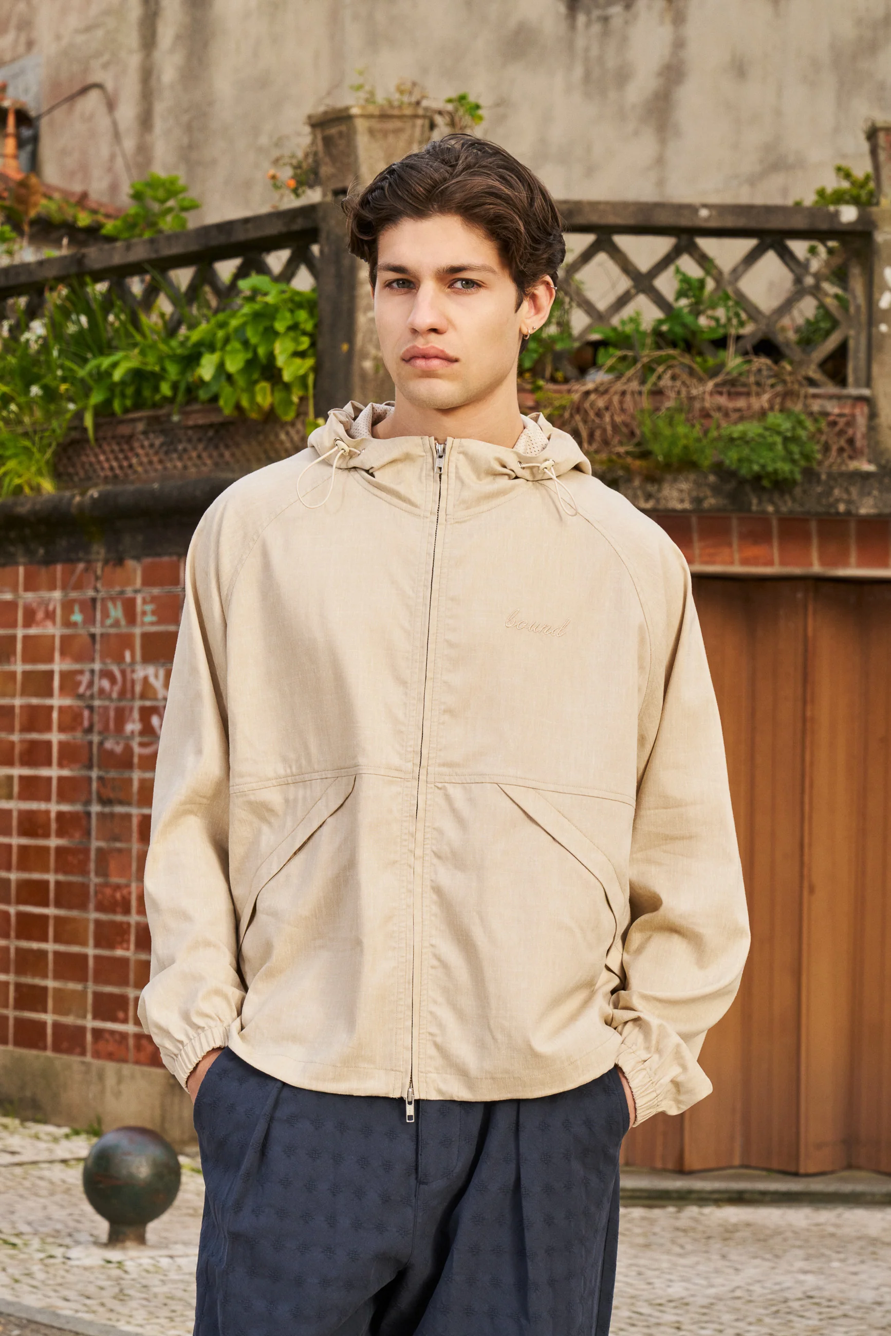 SAND LINEN WINDBREAKER - Image 3