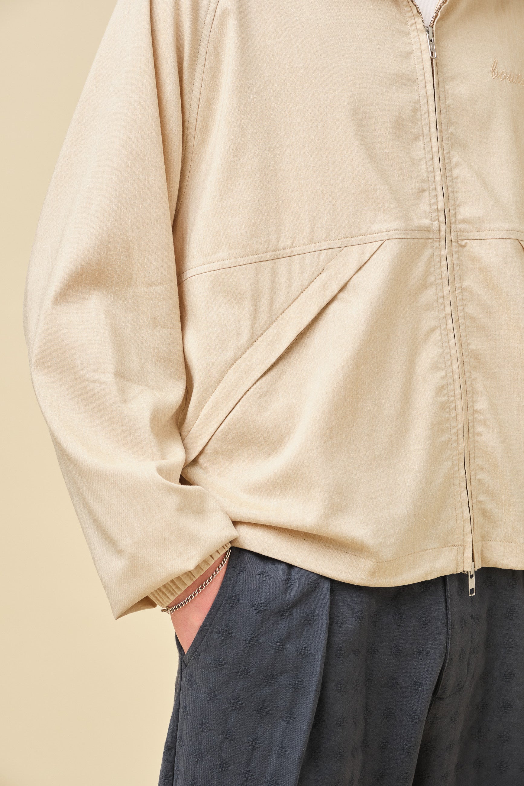 SAND LINEN WINDBREAKER - Image 5